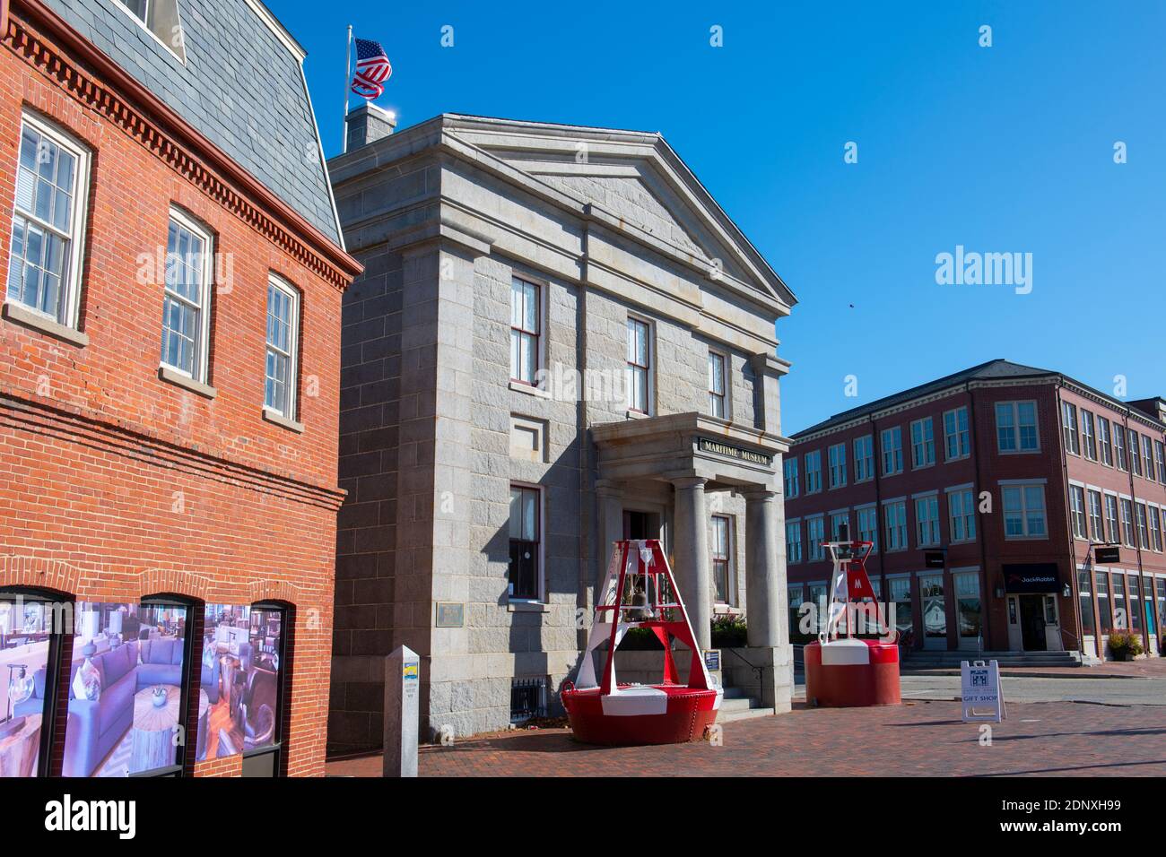 Newburyport Custom House Maritime Museum at Water Street in downtown