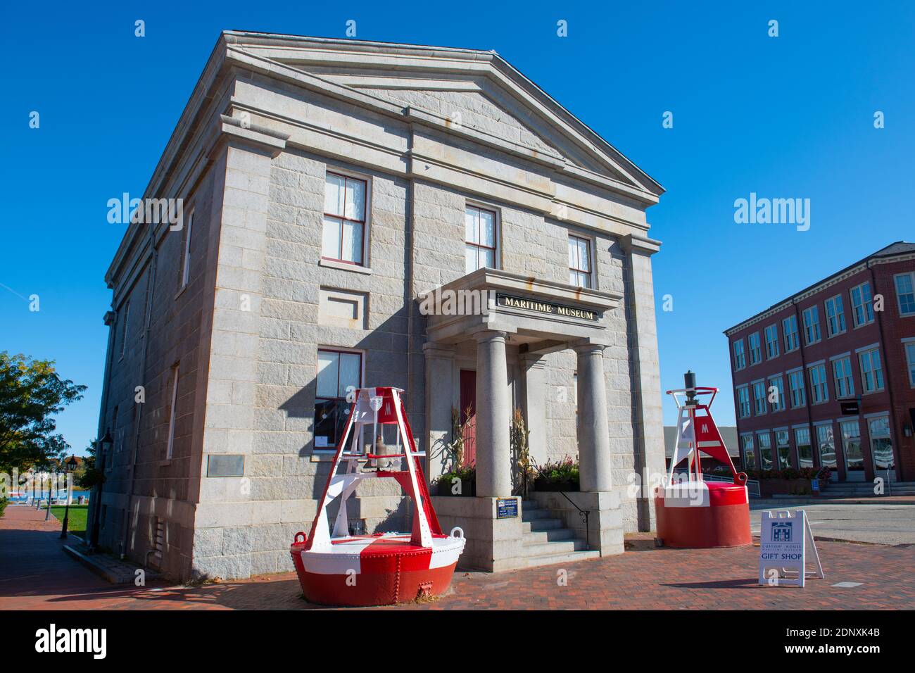 Newburyport Custom House Maritime Museum at Water Street in downtown