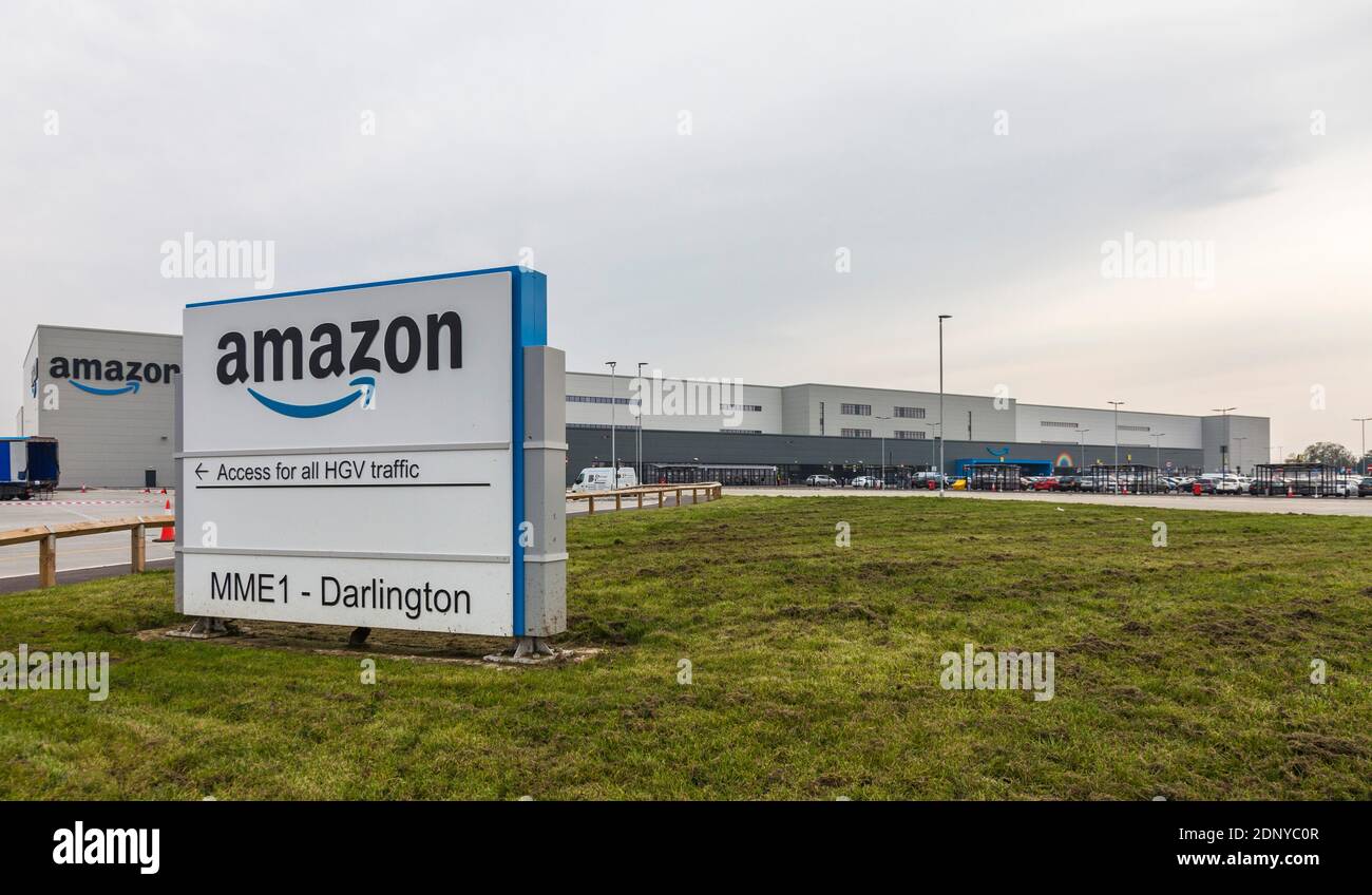 The new Amazon Fulfillment Centre at Symmetry Park in Darlington