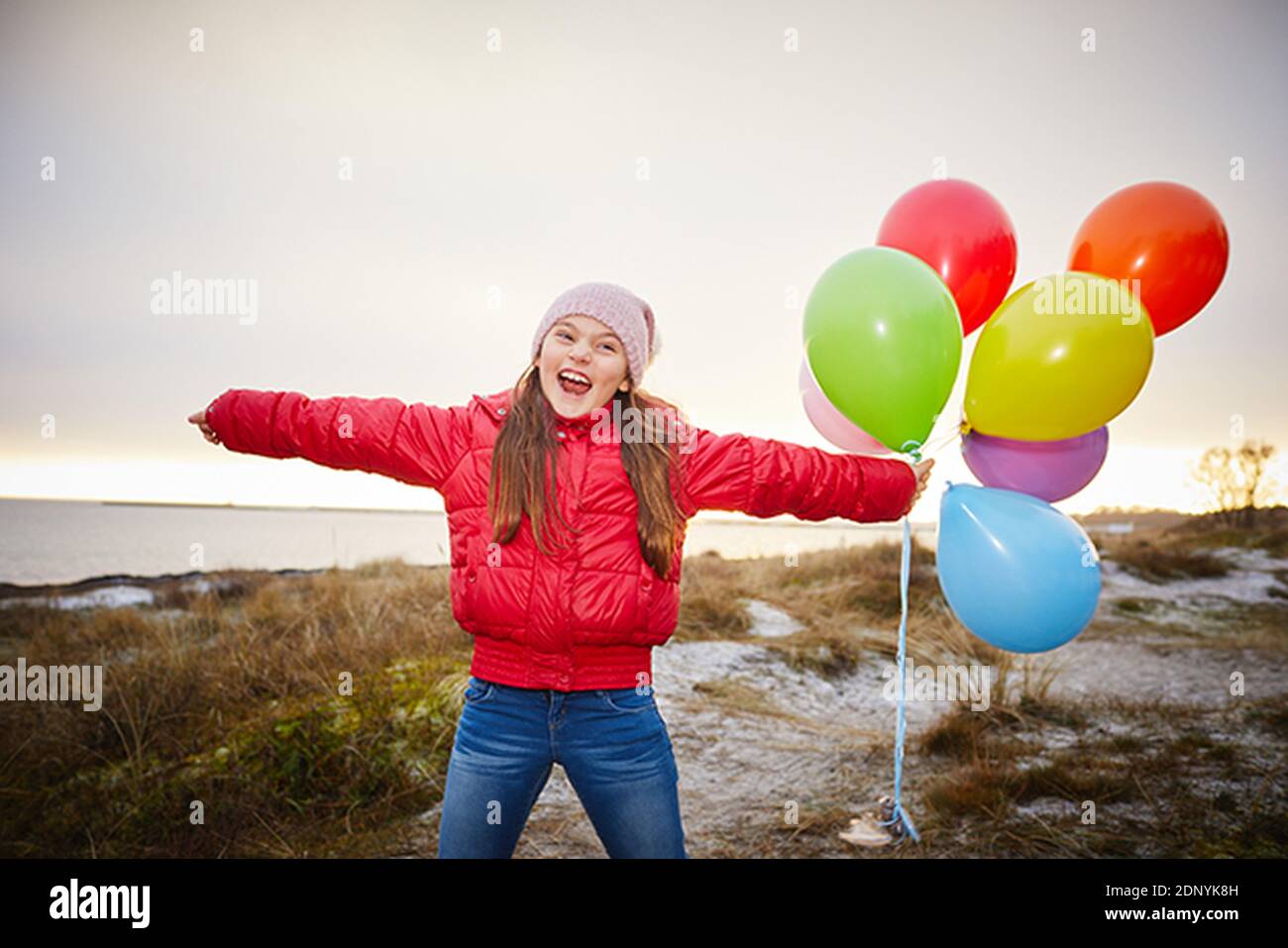 Balloon girl hi-res stock photography and images - Alamy