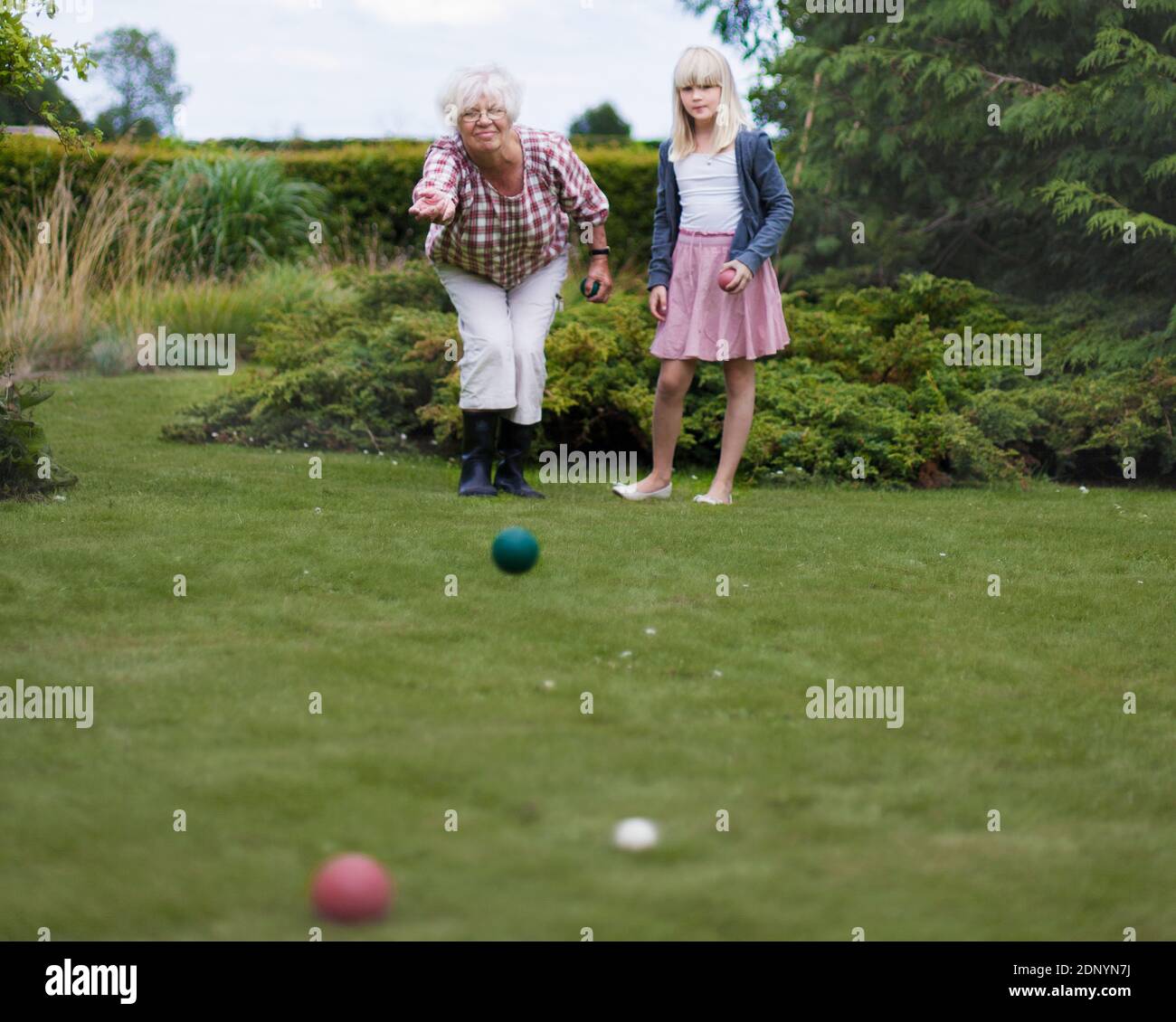 Very old man with granddaughter hires stock photography and images Alamy
