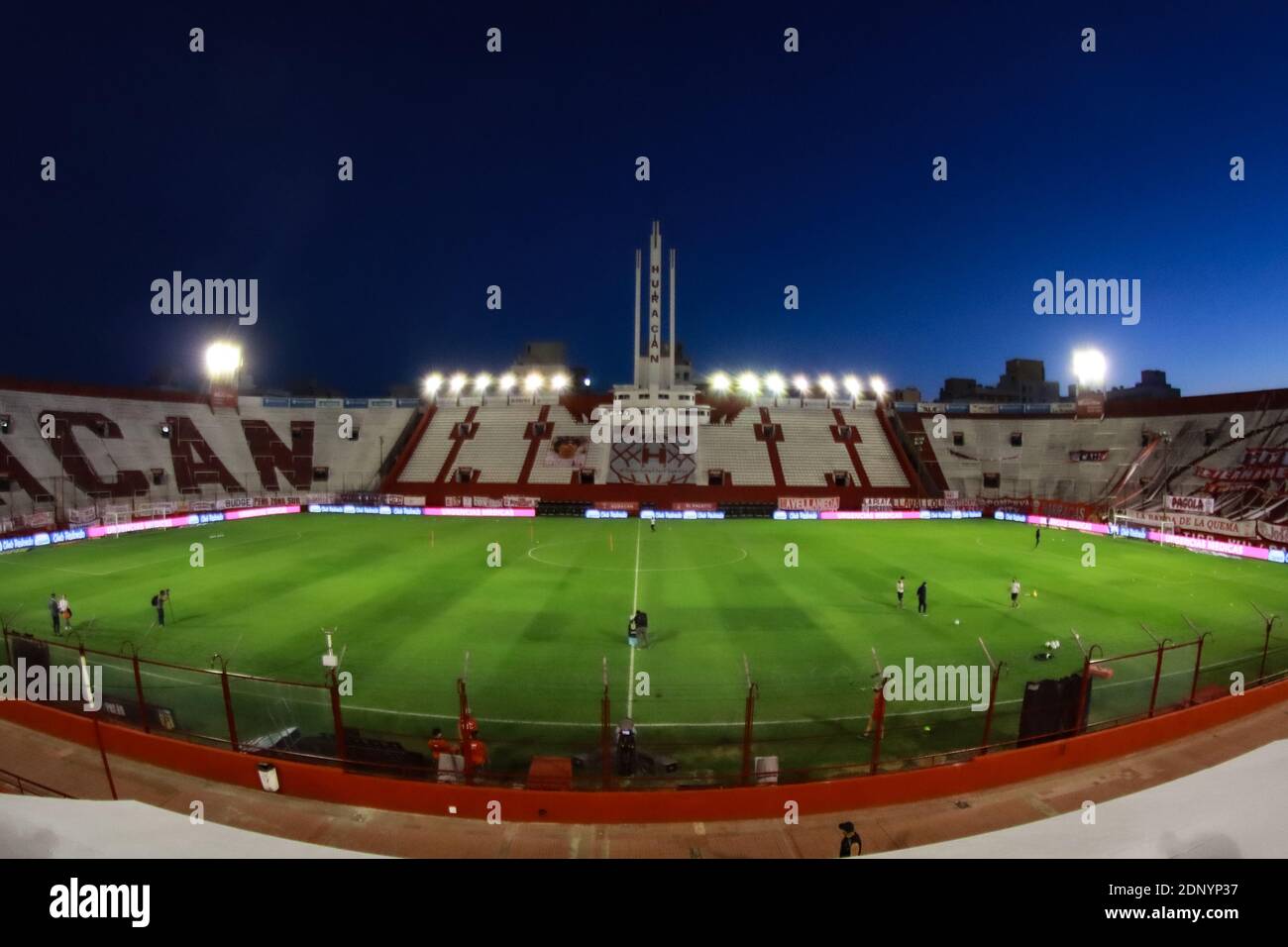 during the match between Huracan and Independiente for Liga Profesional de Fútbol at Tomas A Ducó Stadium (Photo: Néstor J. Beremblum) Stock Photo