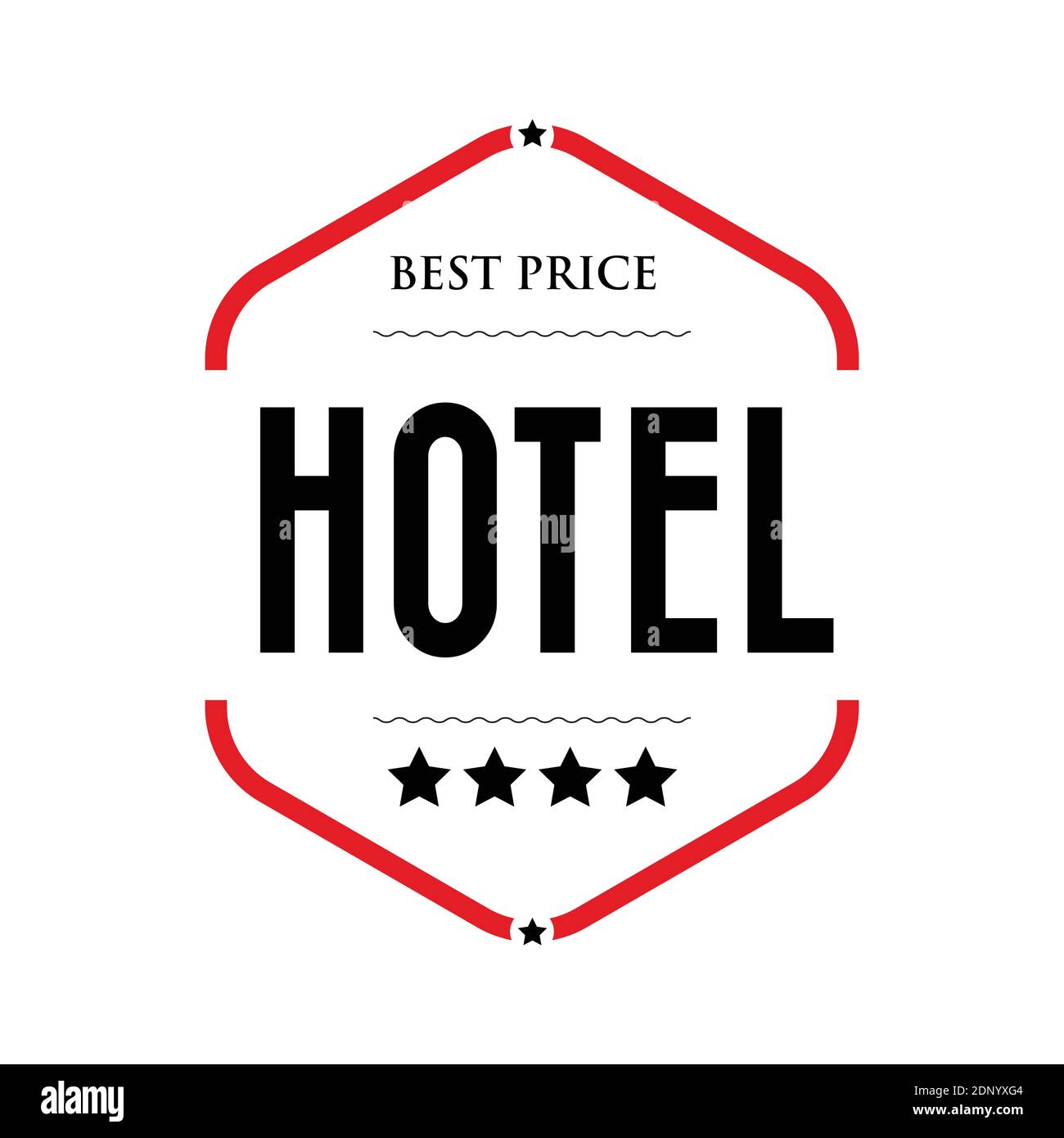 Best Price Hotel vintage sign Stock Vector