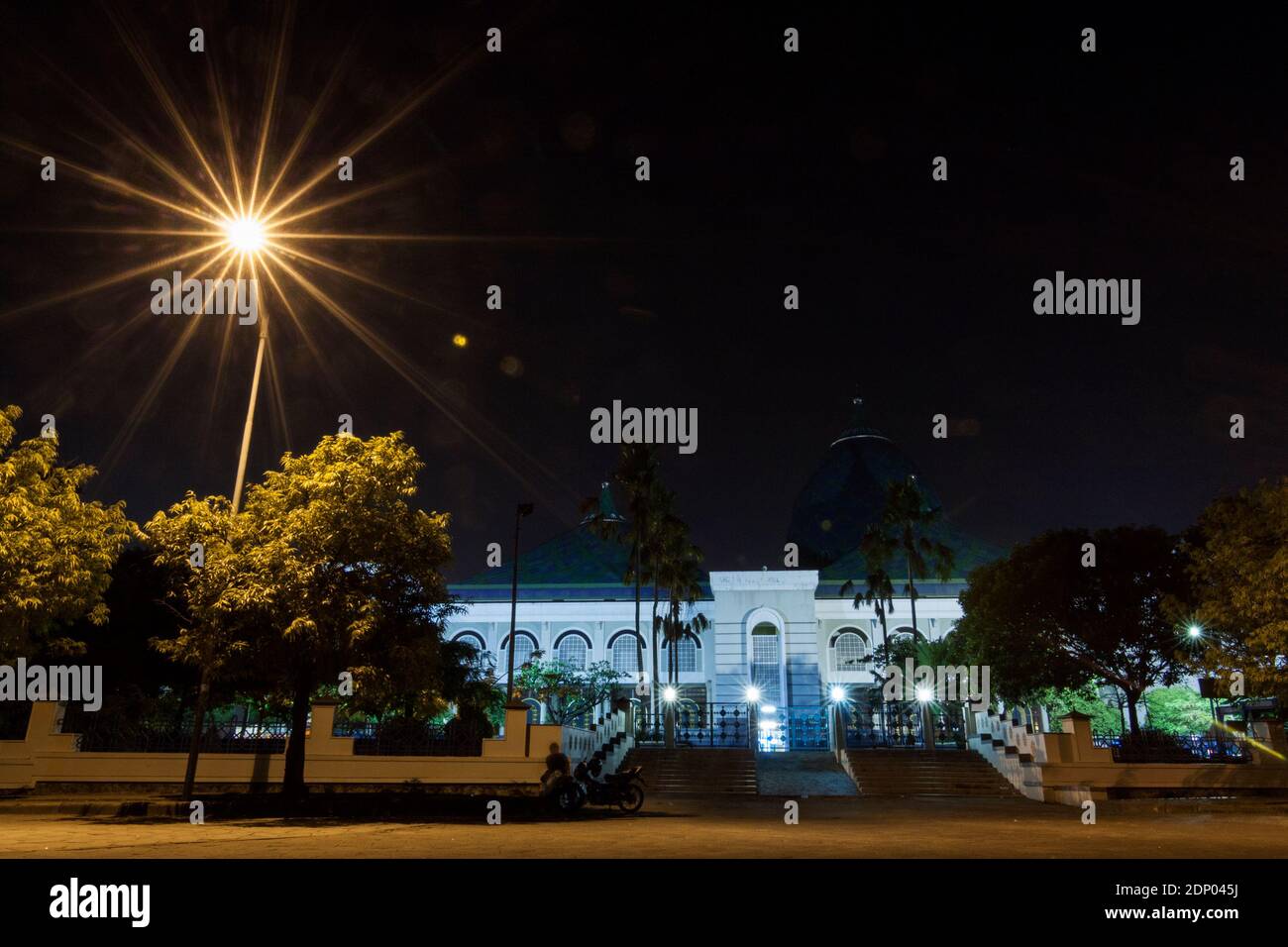 Al Akbar Grand Mosque in Surabaya, East Java. Stock Photo