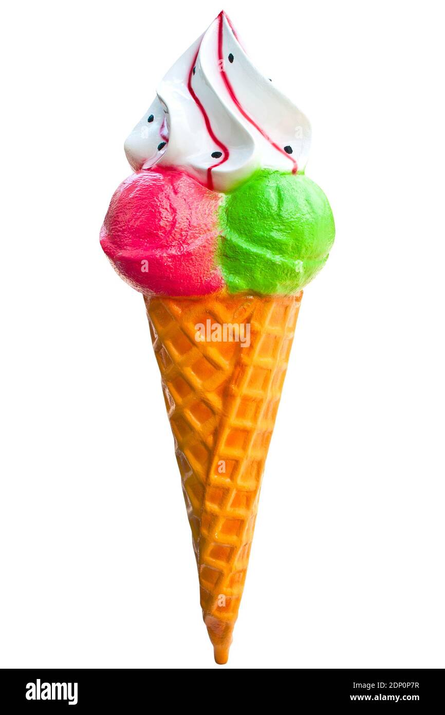 ice cream isolated on a white background Stock Photo - Alamy