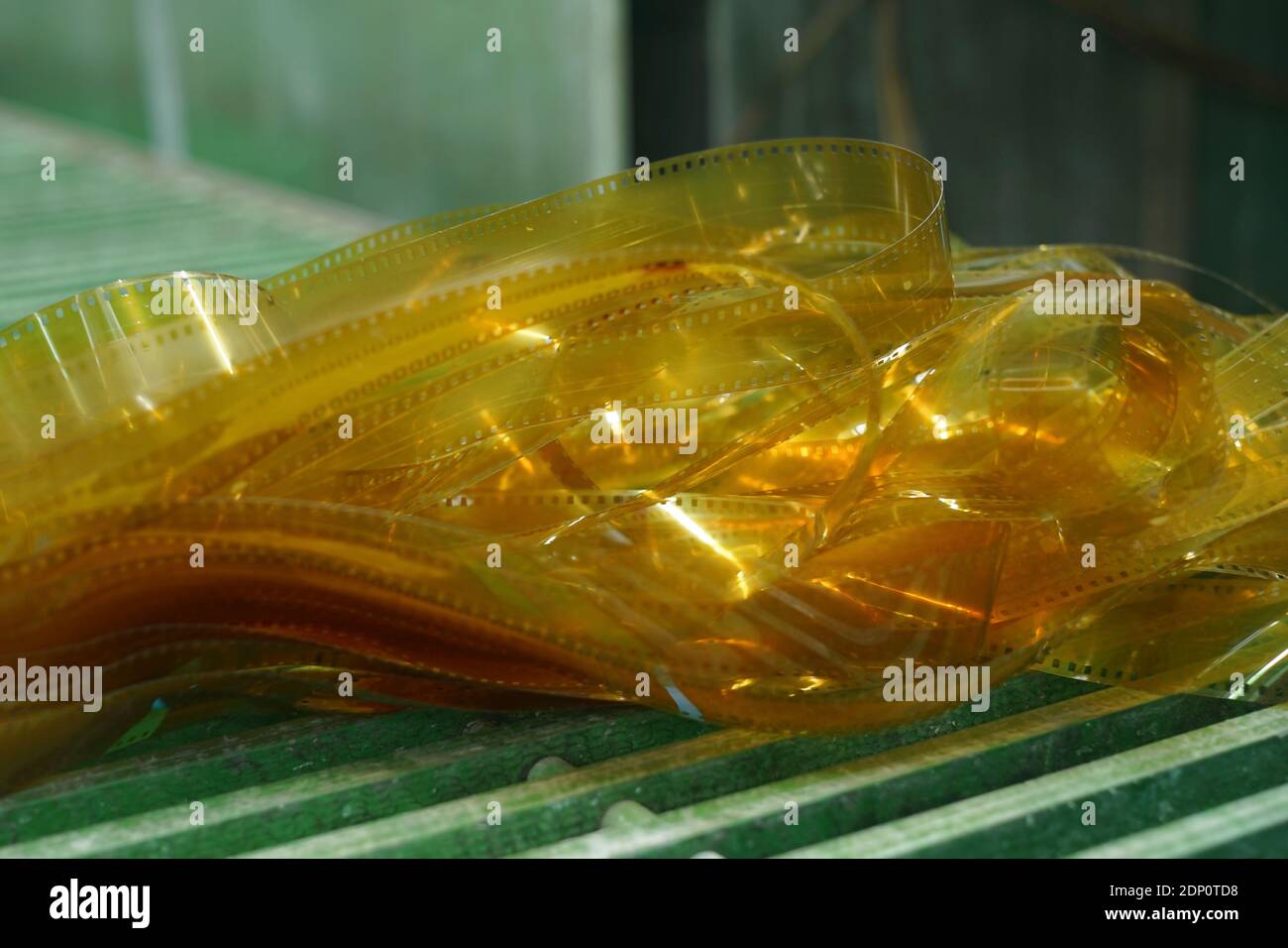 A film damage from long time in a developer tank of the film processing ...