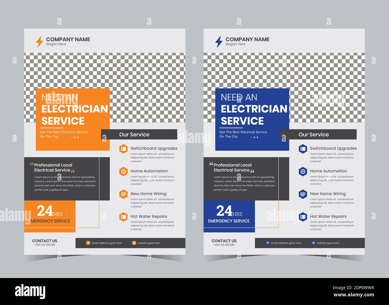 electrician flyer, electrical promotion ad, wiring, contractor, home