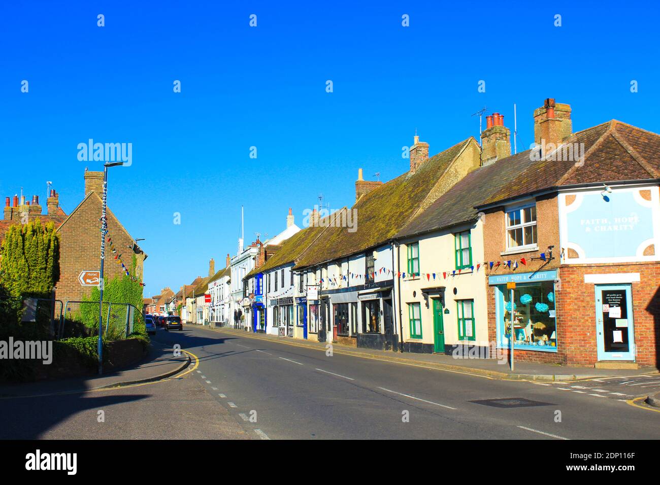 All Saints Church and historic buildings of Lydd.Lydd is a town and