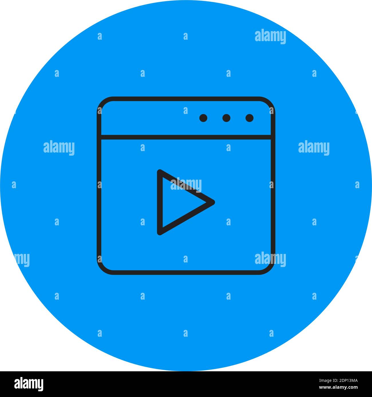Isolated window computers tecnology online blue logo - Vector Stock Vector
