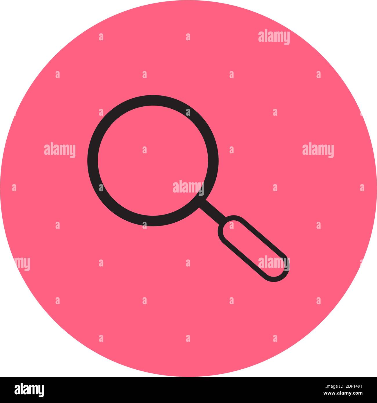 Isolated search computers tecnology online red logo- Vector Stock Vector
