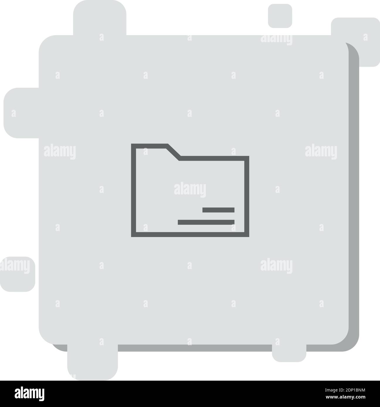 folder vector icon modern simple vector illustration Stock Vector Image ...
