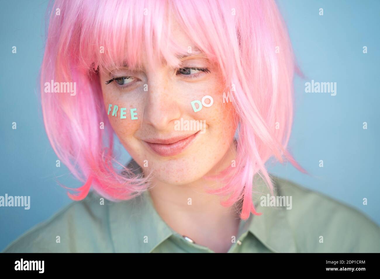 Pink wig 2024 girl movie