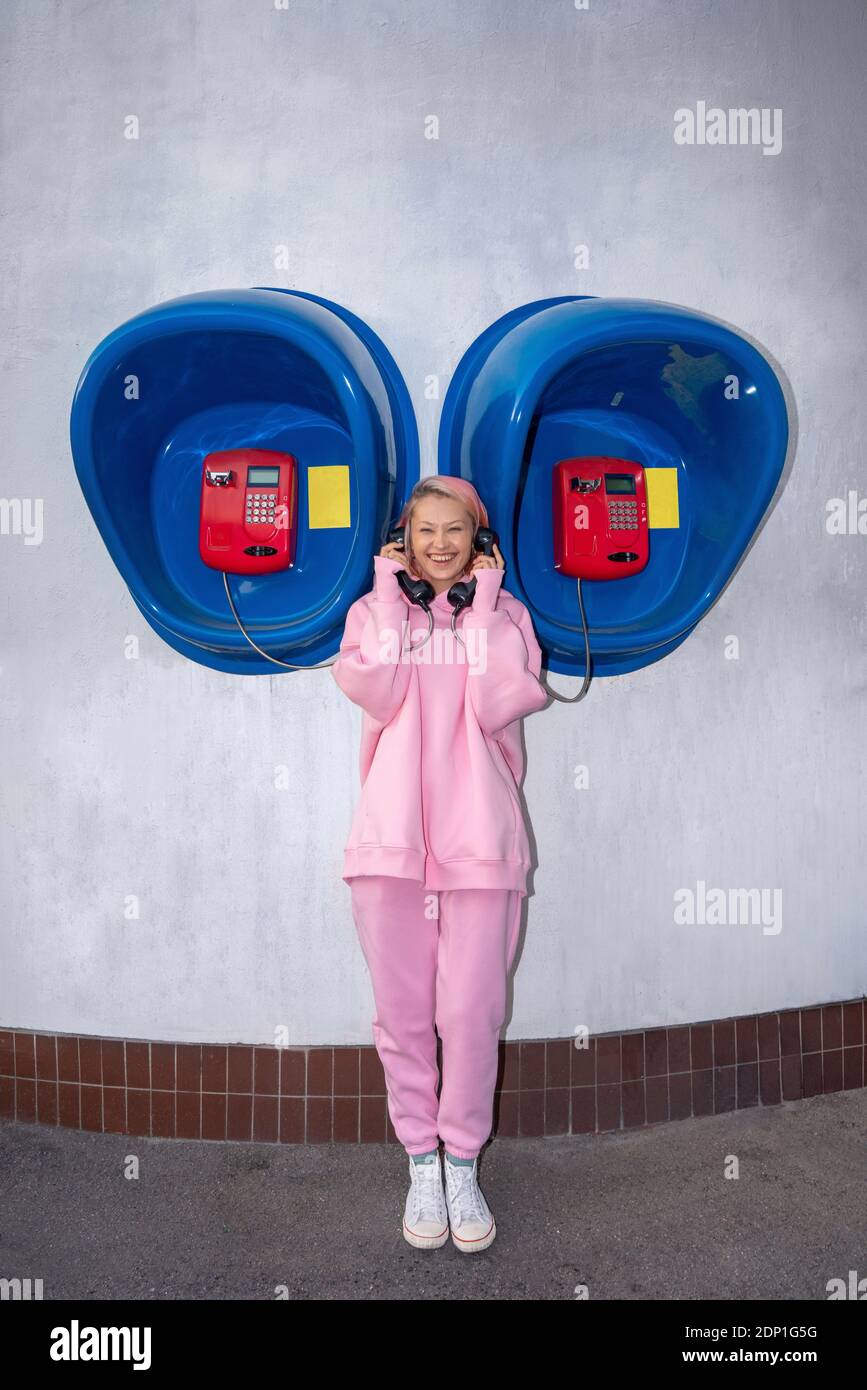 Pay telephone booths hi-res stock photography and images - Alamy