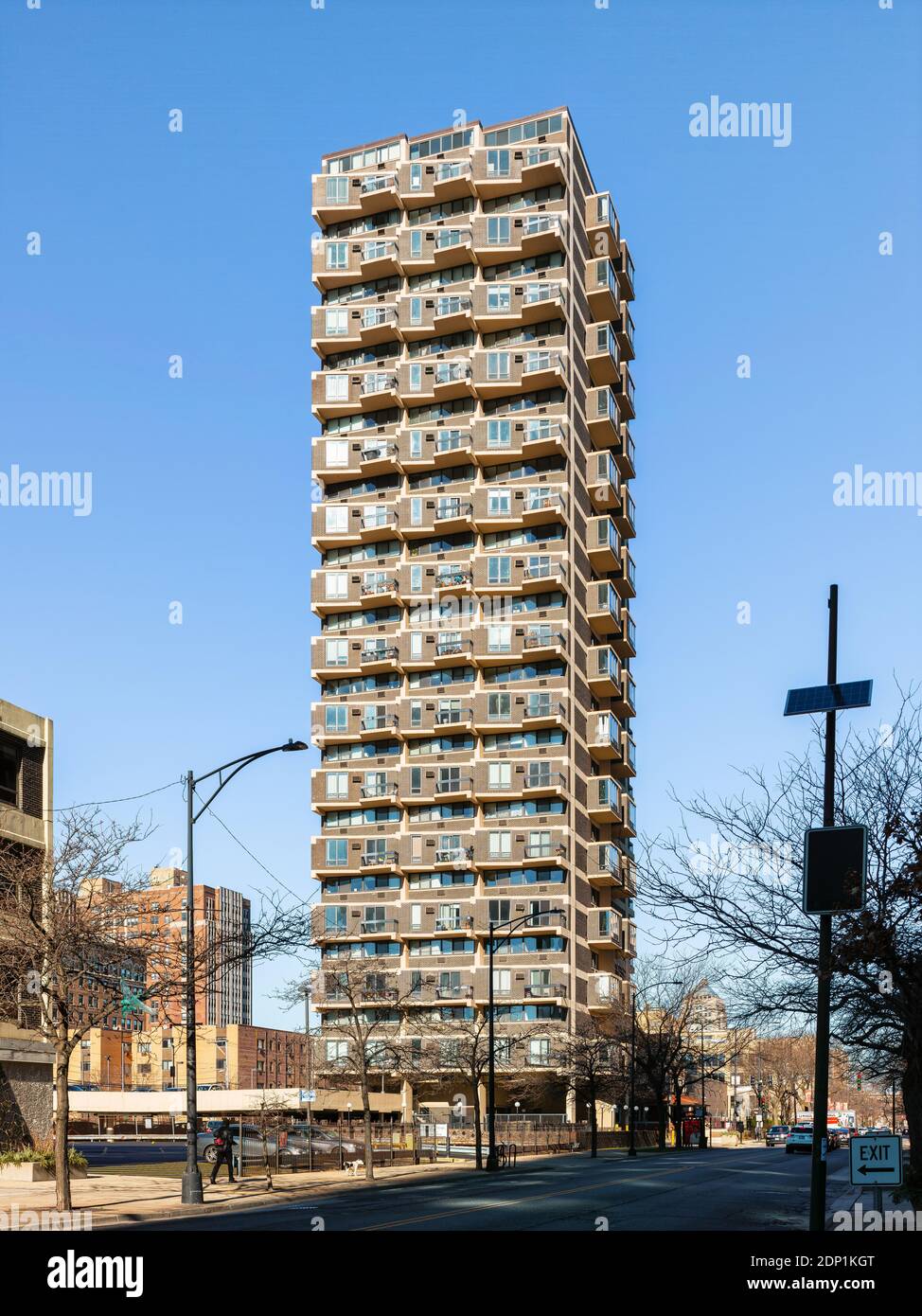 Granville Tower, designed by Seymour Goldstein Stock Photo Alamy