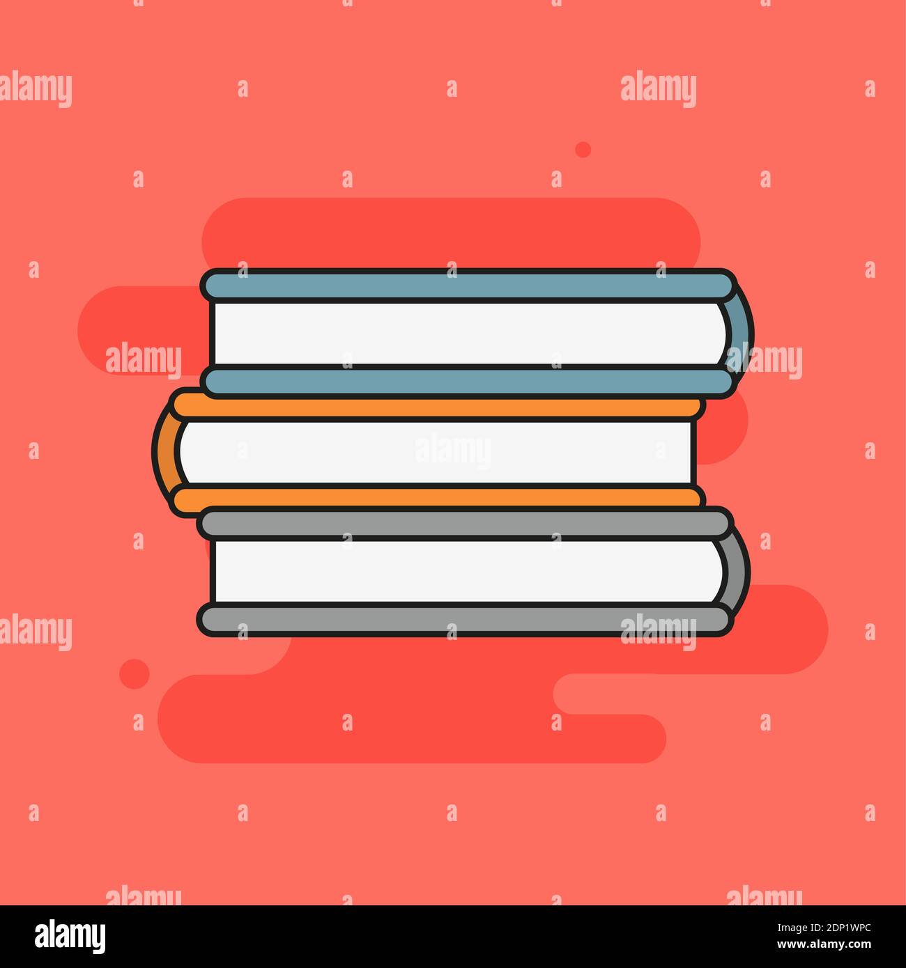 book back to school picture icon - Vector Stock Vector