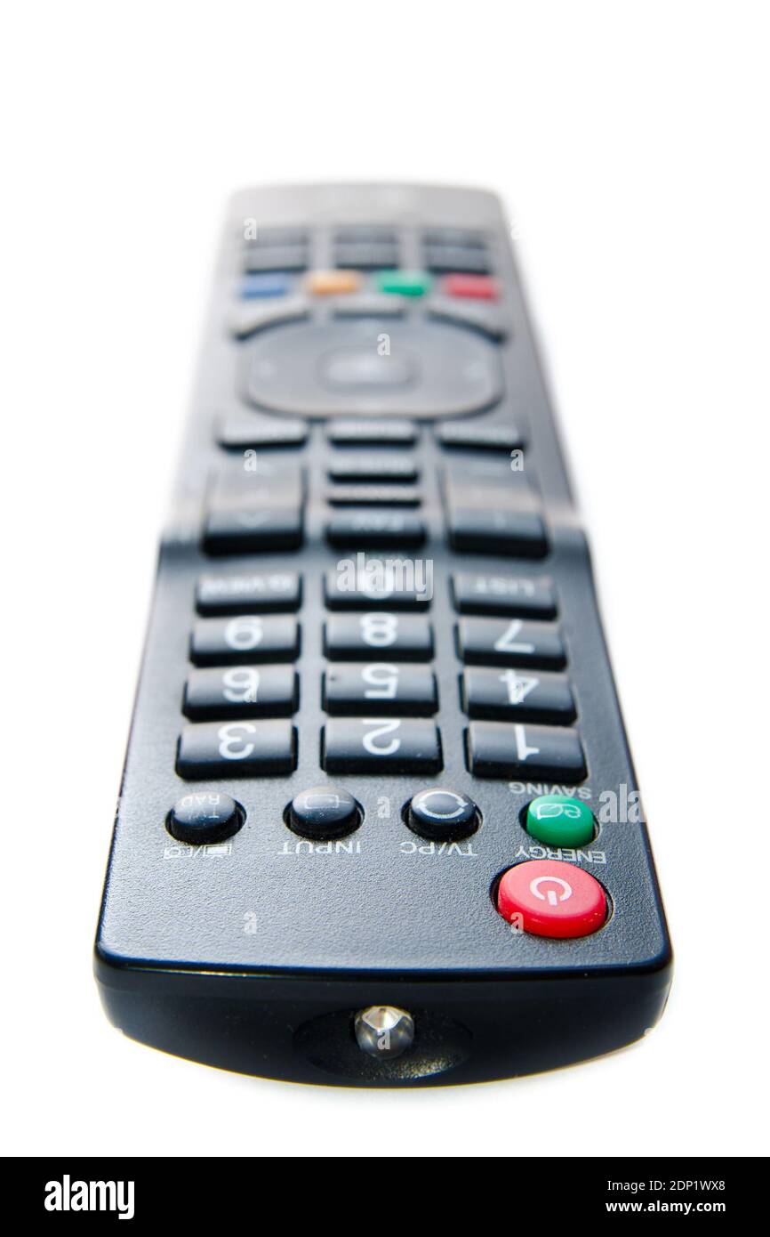 remote isolated on a white background Stock Photo - Alamy