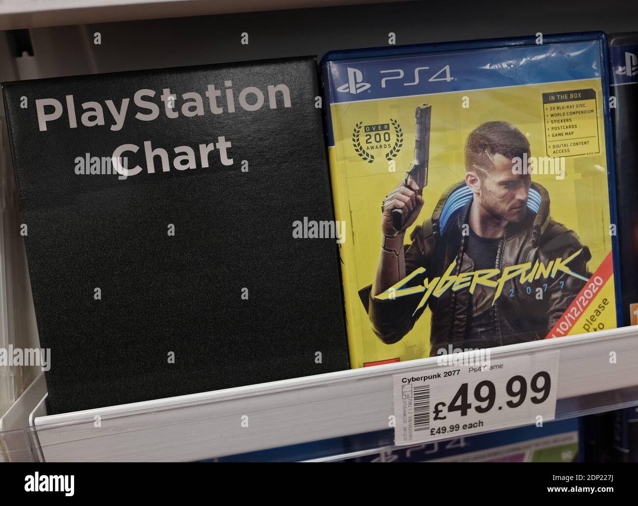 PlayStation games for sale in a supermarket Stock Photo - Alamy