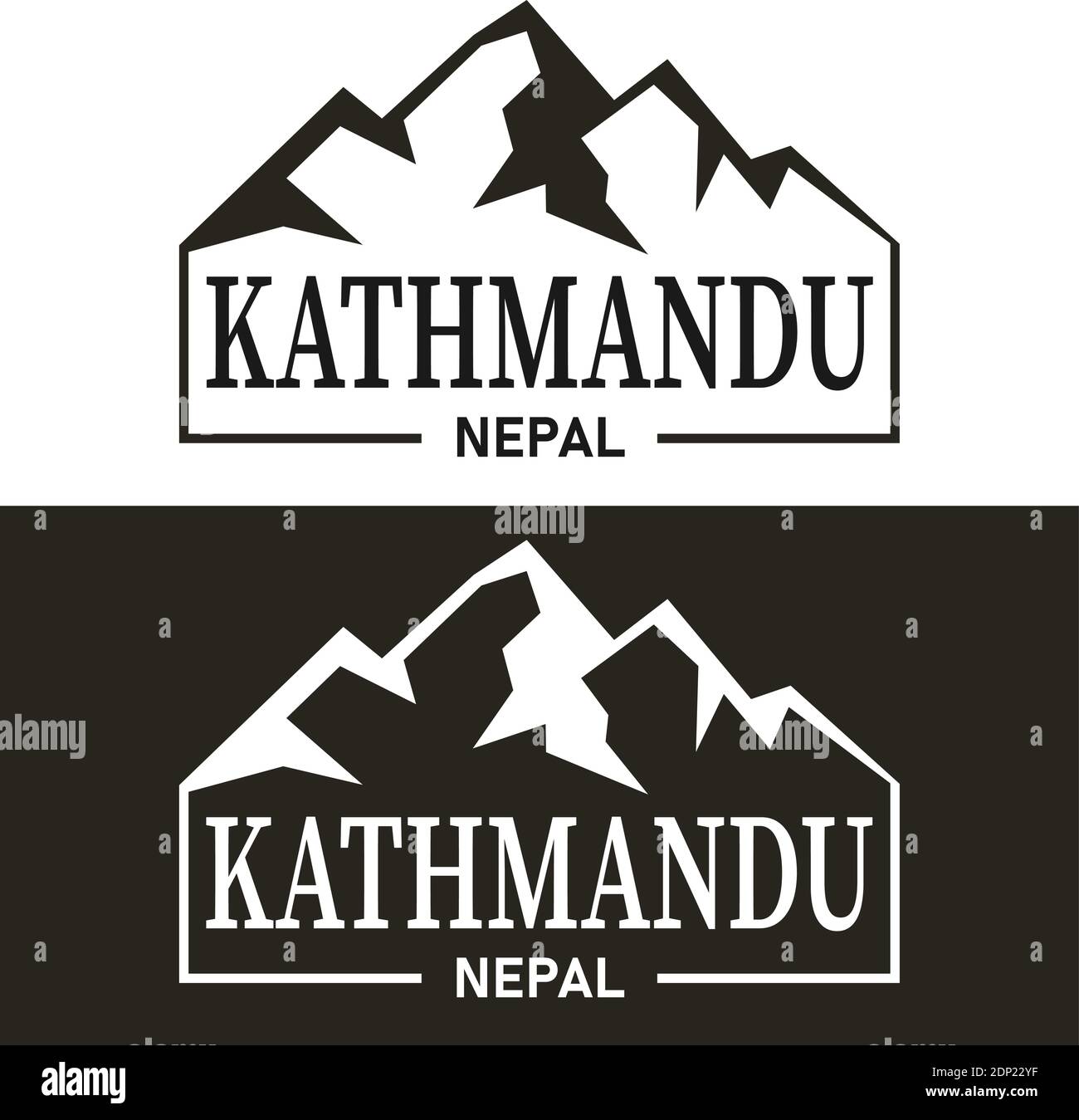 Kathmandu night view Stock Vector Images Alamy