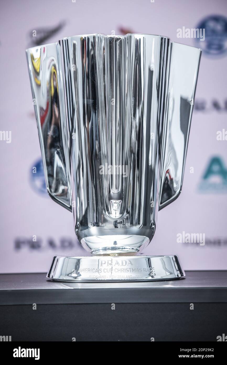 Christmas Race Trophy During The Prada America S Cup World Series Prada Christmas Race Press Conference On December 16 2020 Auckland New Zealand Photo Chris Cameron Dppi Lm Stock Photo Alamy