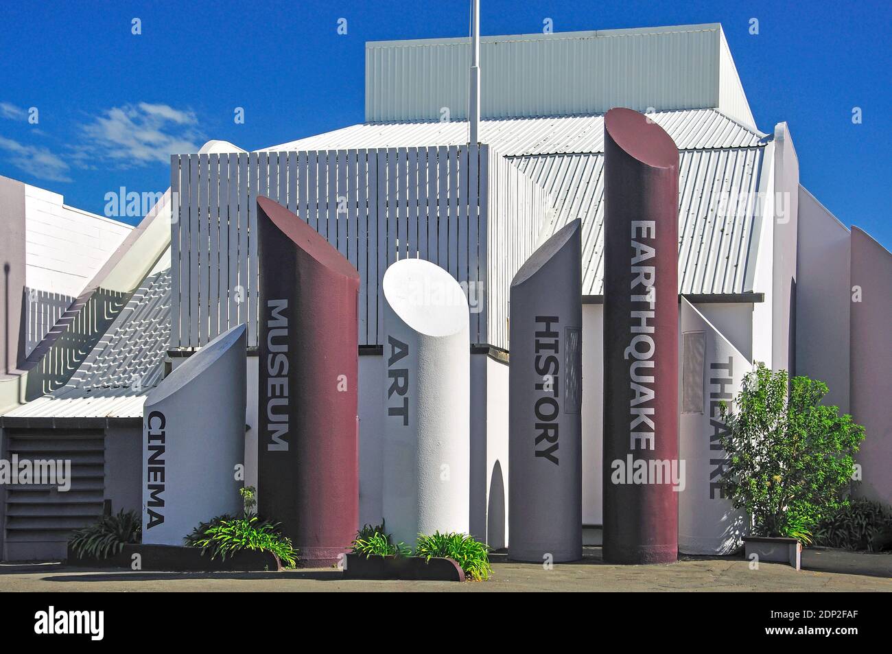 Hawke's Bay Museum & Art Gallery, Marine Parade, Napier, Hawke's Bay, North Island, New Zealand Stock Photo