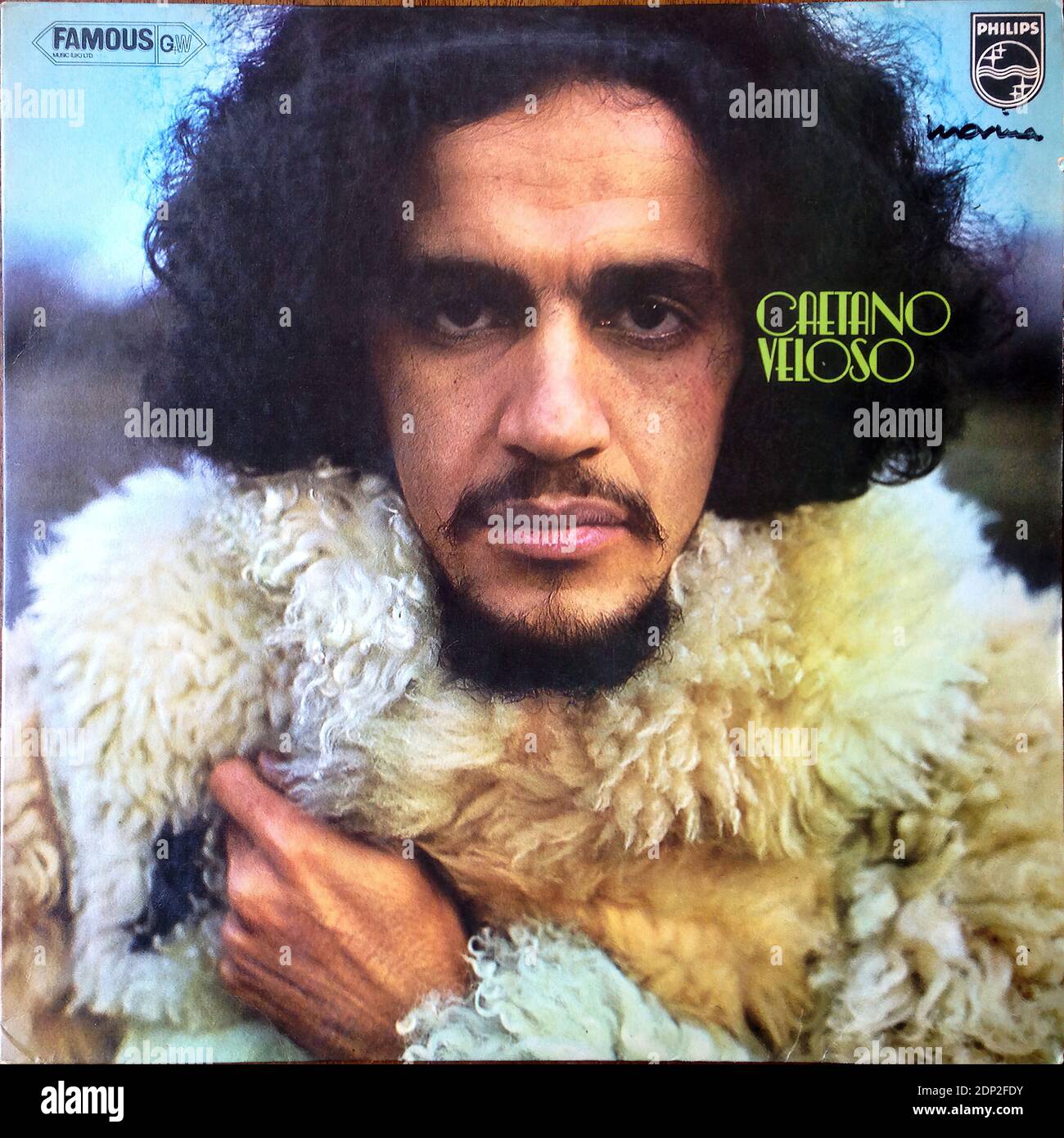 Caetano Veloso - Philips 6349 007, 1971  - Vintage vinyl album cover Stock Photo