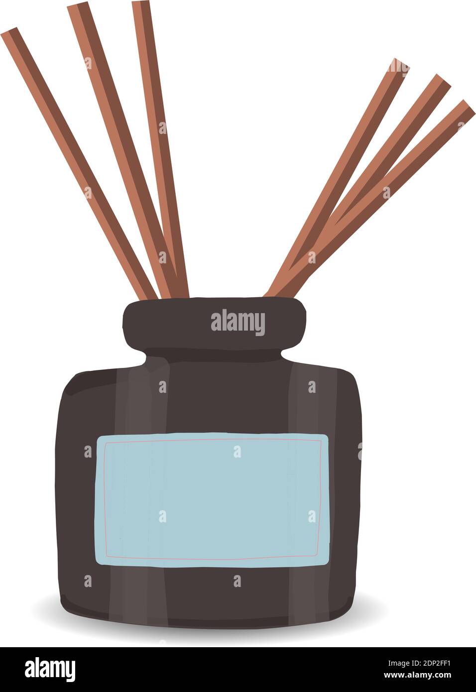 Aroma sticks. Aromatherapy. Pleasant aroma. Smell. Vector illustration