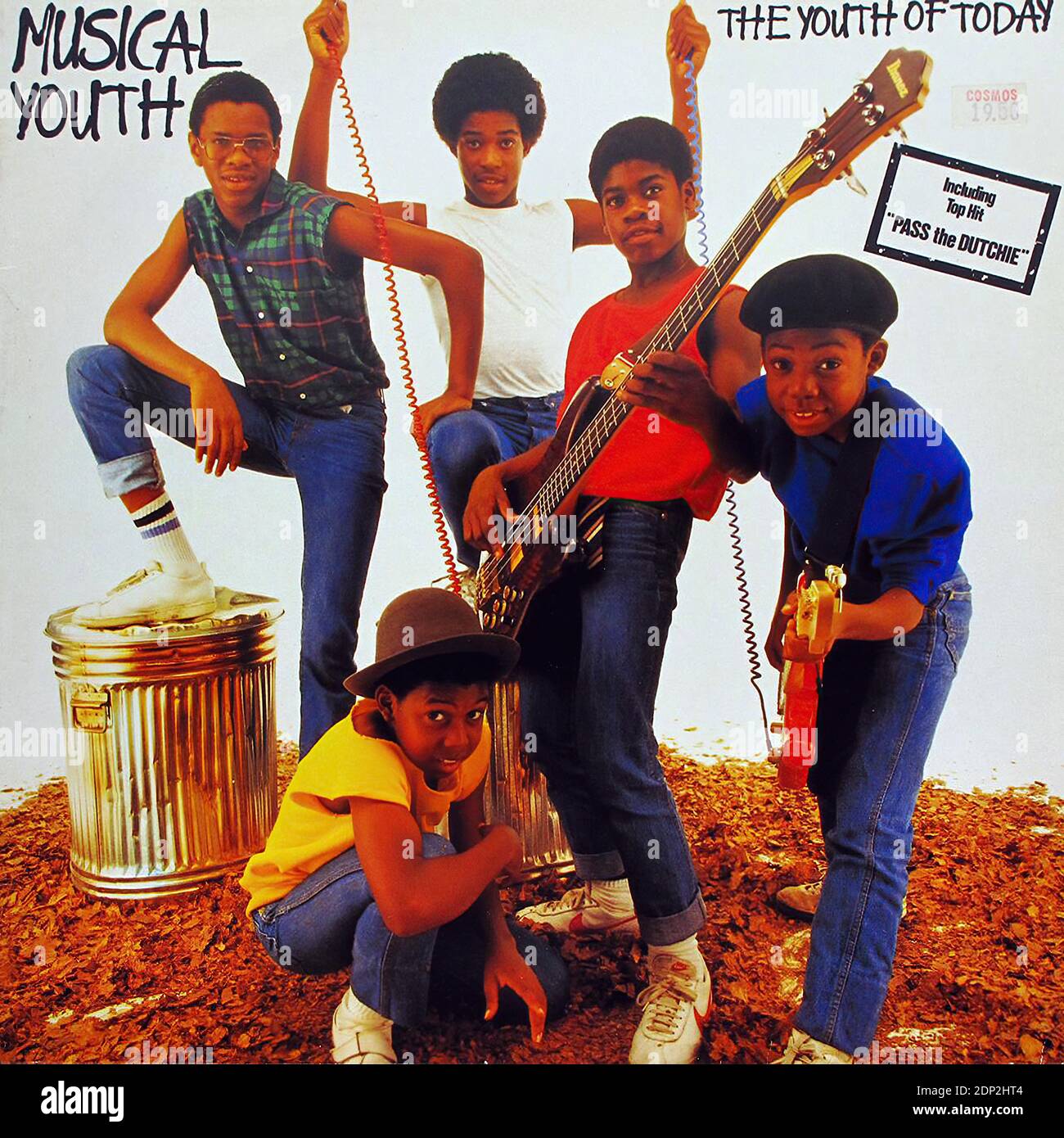 MUSICAL YOUTH THE YOUTH OF TODAY + LARGE POSTER NM NM 12  LP  - Vintage Vinyl Record Cover Stock Photo