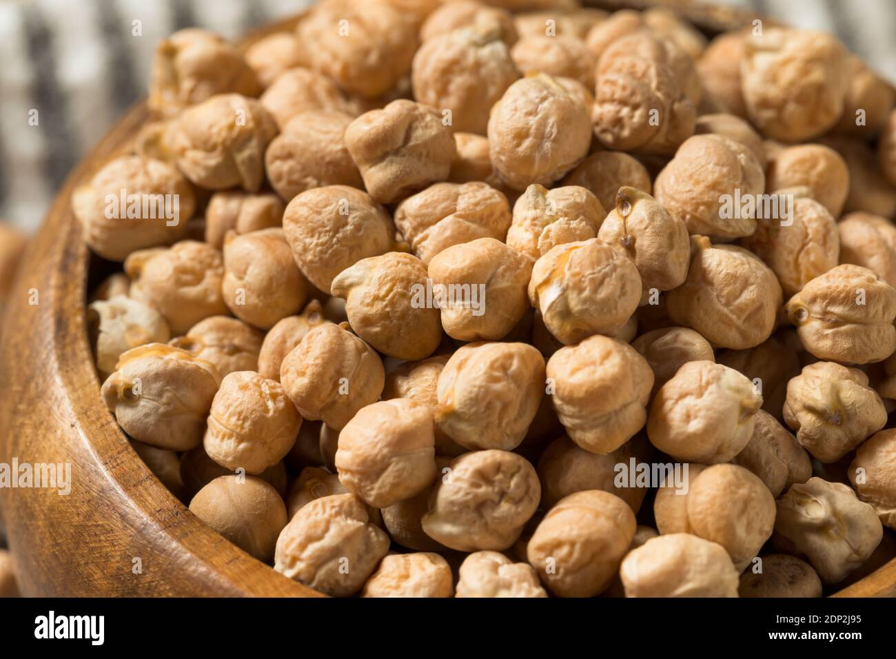 Dry Organic Chickpea Garbanzo Beans in a Bowl Stock Photo Alamy