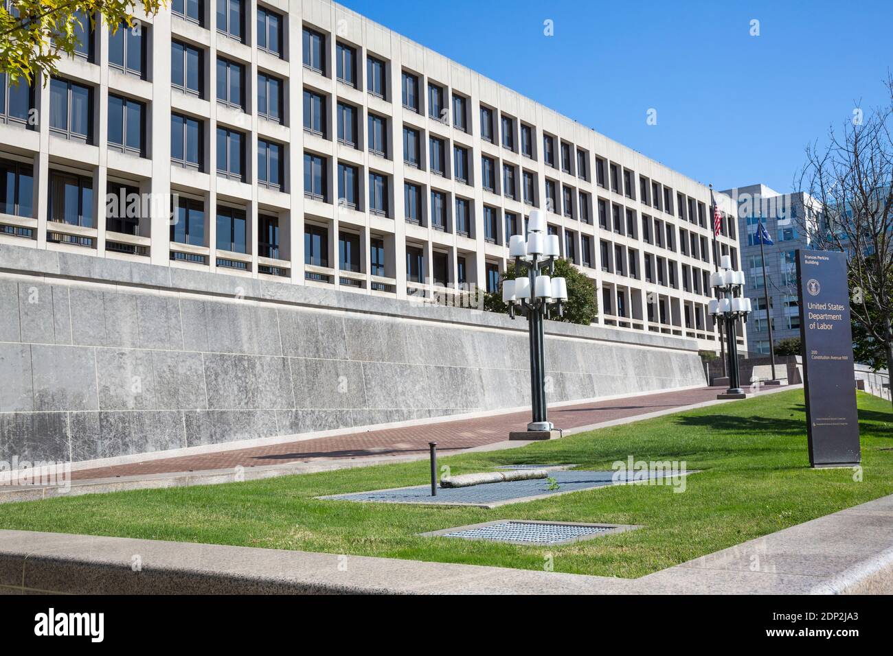 U.S. Department of Labor, Washington DC, USA. Stock Photo