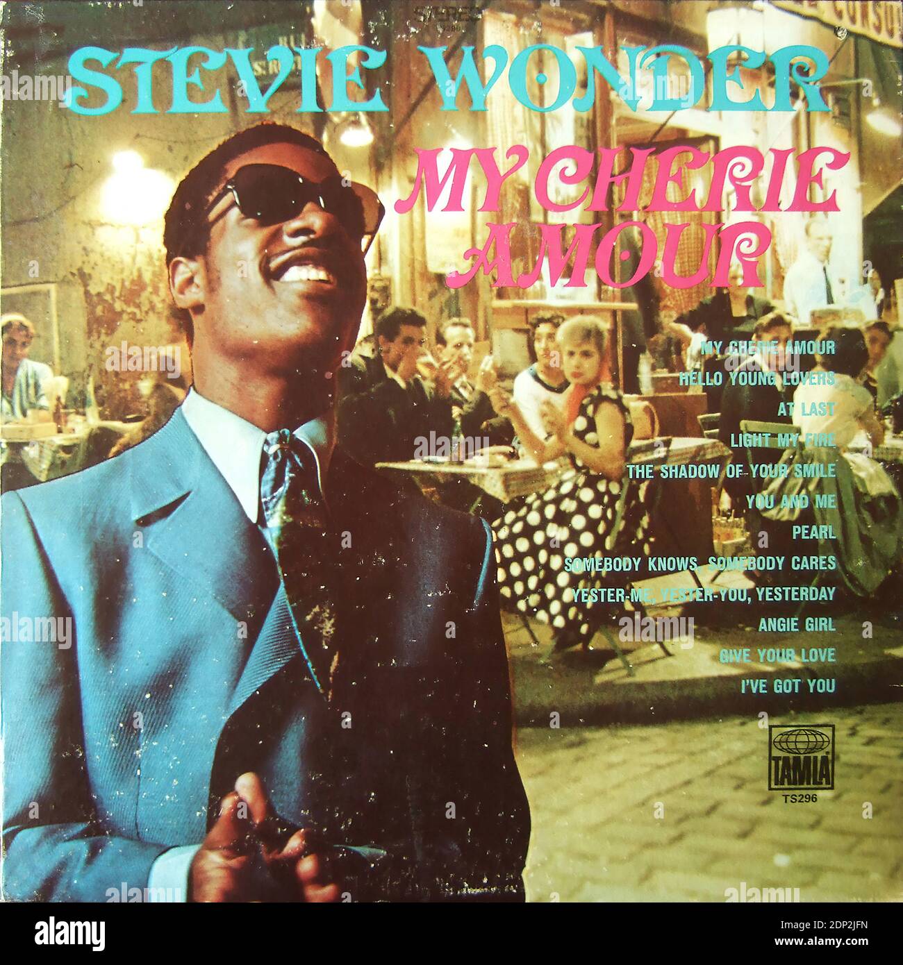Stevie Wonder - My Cherie - Vintage vinyl album cover Stock Photo - Alamy