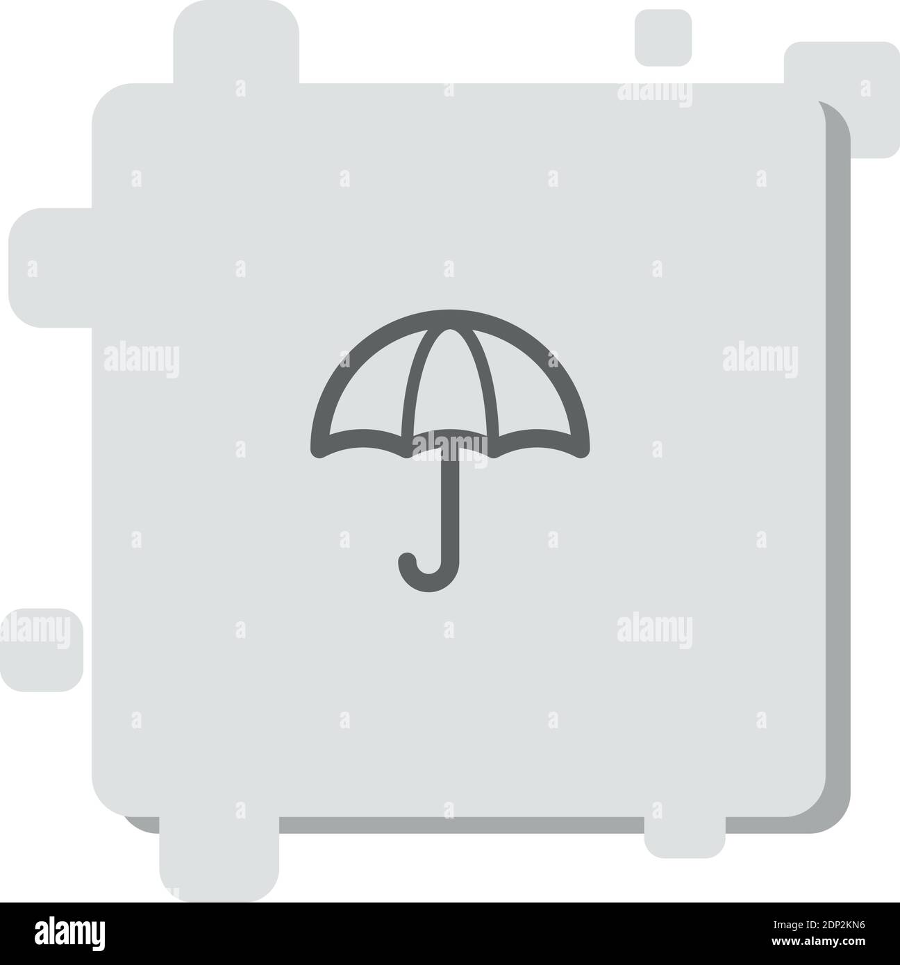 umbrella vector icon modern simple vector illustration Stock Vector ...