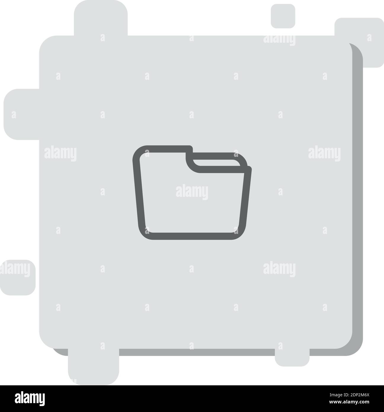 file folder vector icon modern simple vector illustration Stock Vector ...