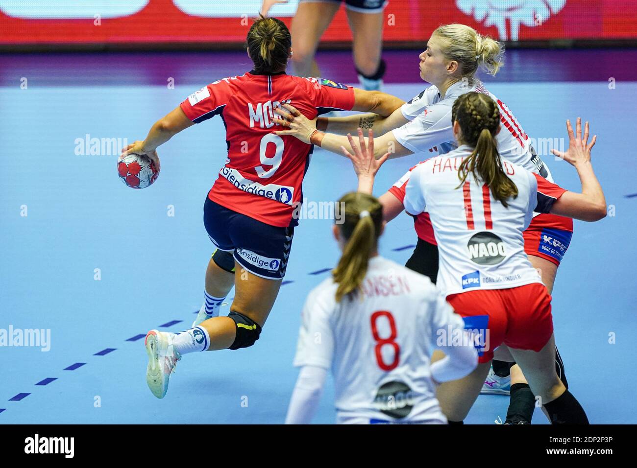 HERNING, DENMARK - DECEMBER 18: Nora Mork of Norway during the Women's EHF  Euro 2020 match between Norway and Denmark at Jyske Bank Boxen on december  Stock Photo - Alamy