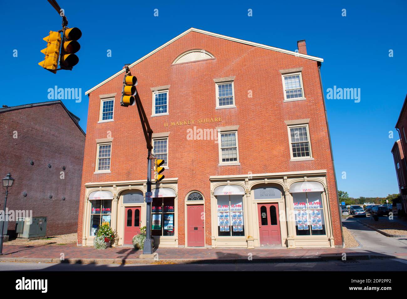 Historic buildings at Water Street in downtown Newburyport