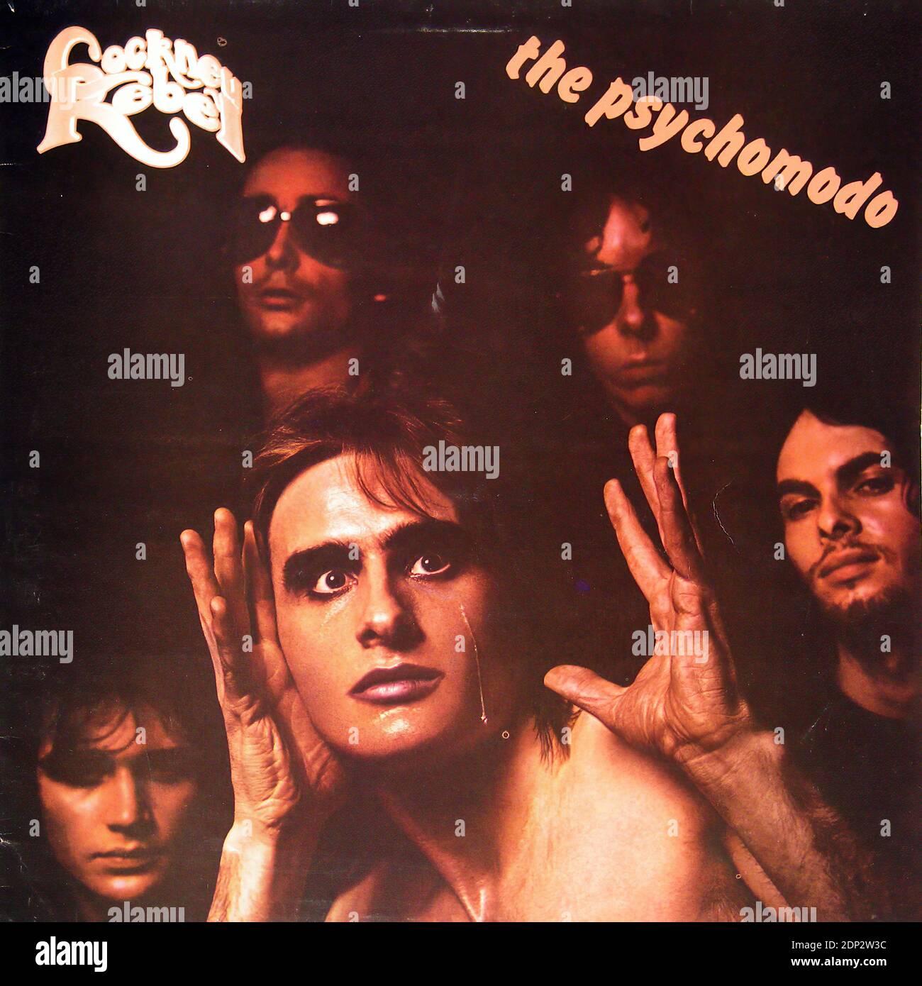 Cockney Rebel The Psychomodo - Vintage Vinyl Record Cover Stock Photo