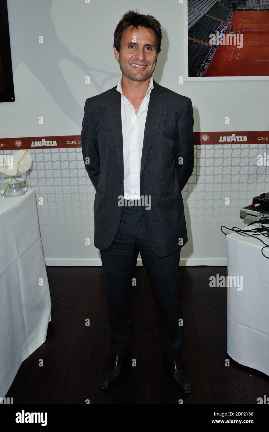 Fabrice Santoro attending the Lavazza coffee brand 120th anniversary