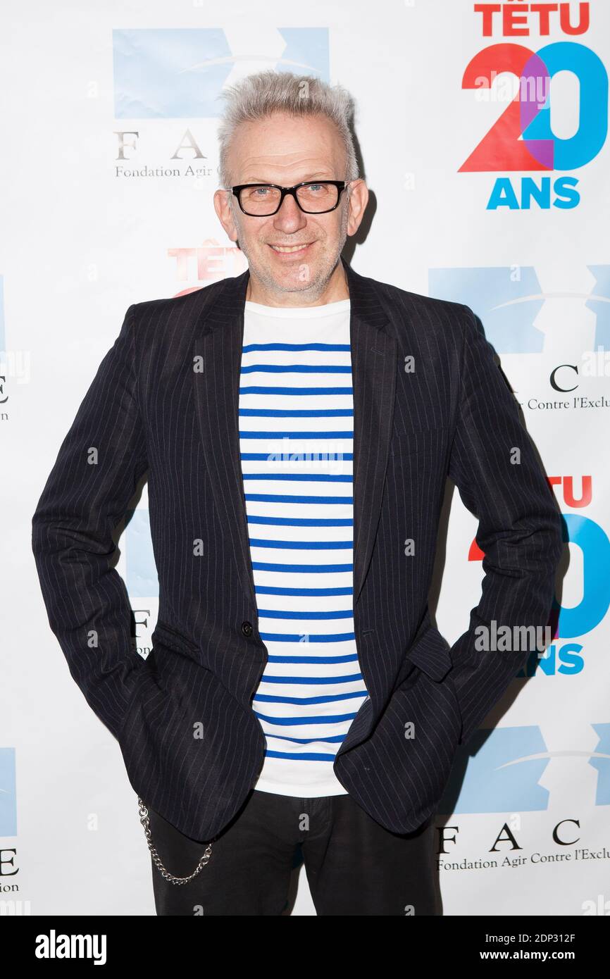 Jean-Paul Gaultier attending the Tetu Magazine 20th anniversary party held  at Les Ombres restaurant in Paris, France, on May 18, 2015. Photo by Audrey  Poree/ ABACAPRESS.COM Stock Photo - Alamy