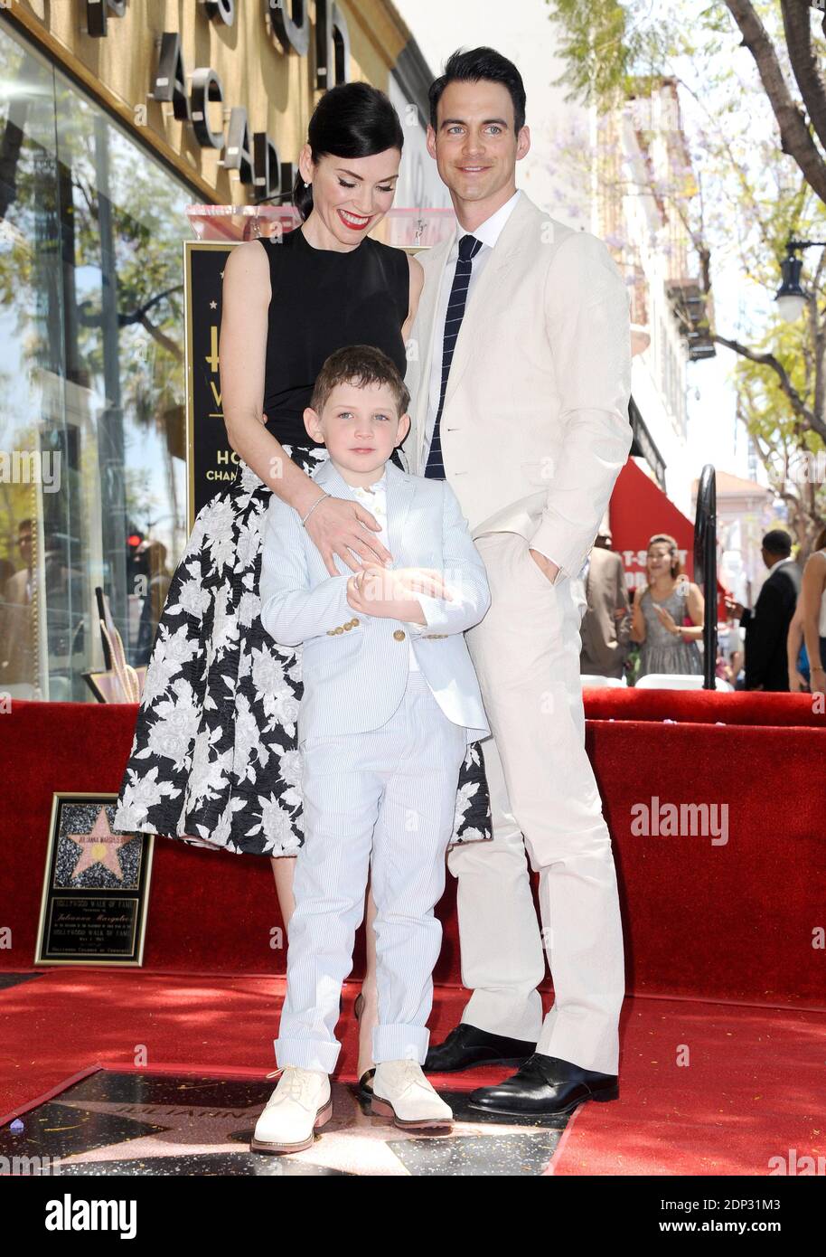 Keith Lieberthal and son Kieran Lindsay Lieberthal attend the ceremony