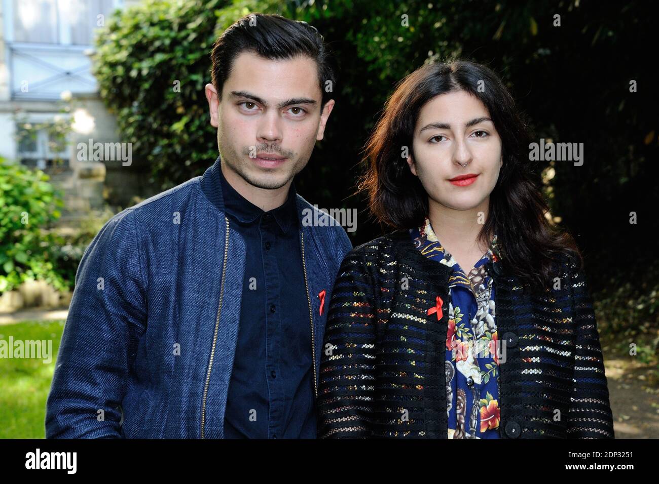 Lilly Wood and the Prick (Benjamin Cotto and Nili Hadida) attending the Solidays press conference in Paris, France on May 27, 2015. Photo by Aurore Marechal/ABACAPRESS.COM Stock Photo