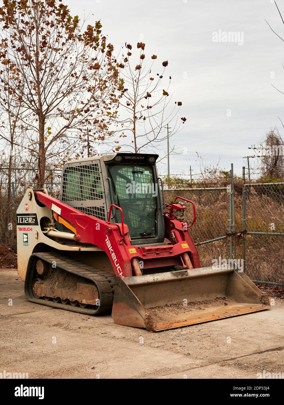 Takeuchi TL12R2 small front loader Stock Photo Alamy