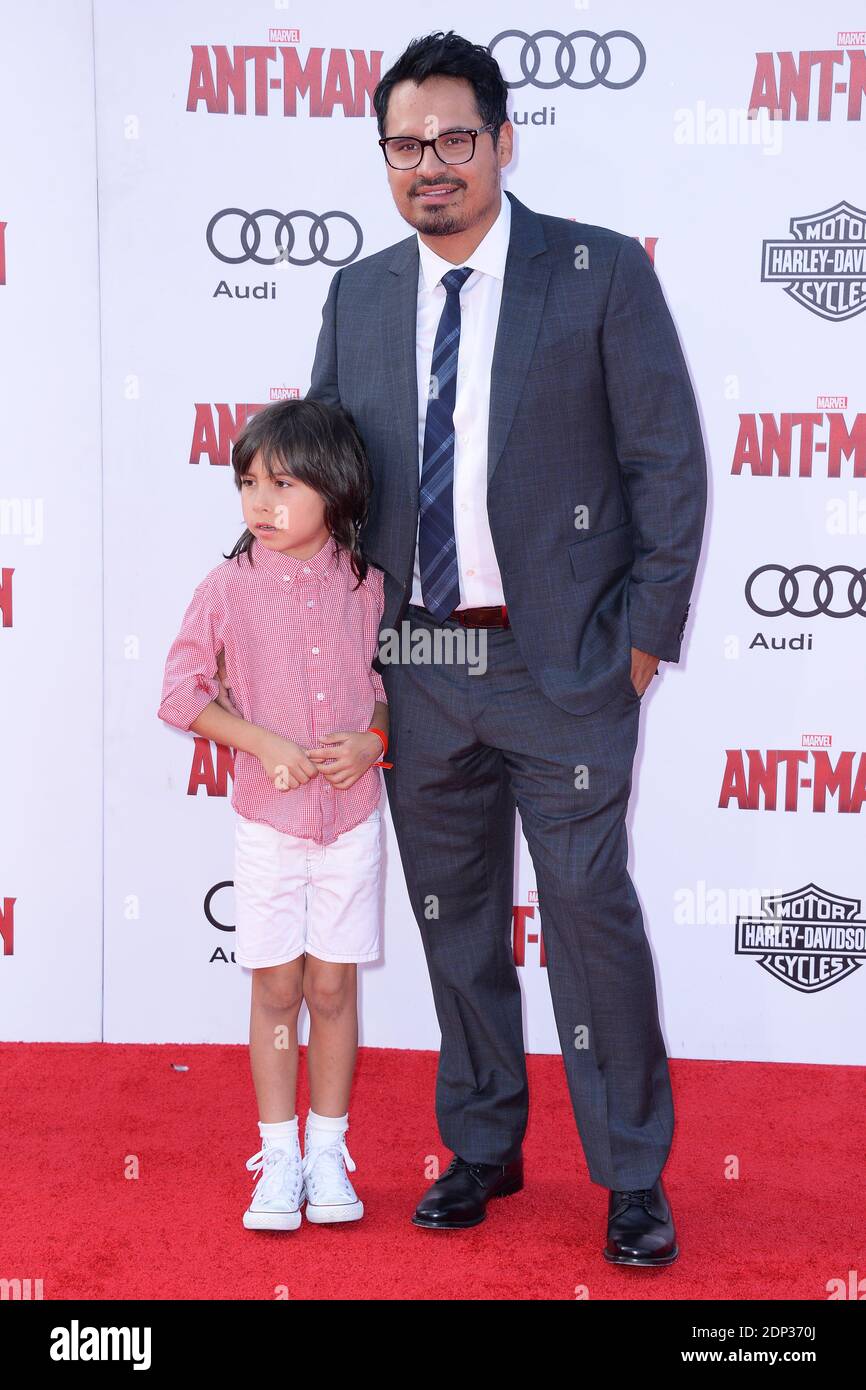 Michael Pena attends the premiere of Marvel's Ant-Man at the Dolby Theatre on June 29, 2015 in Los Angeles, CA, USA. Photo by Lionel Hahn/ABACAPRESS.COM Stock Photo