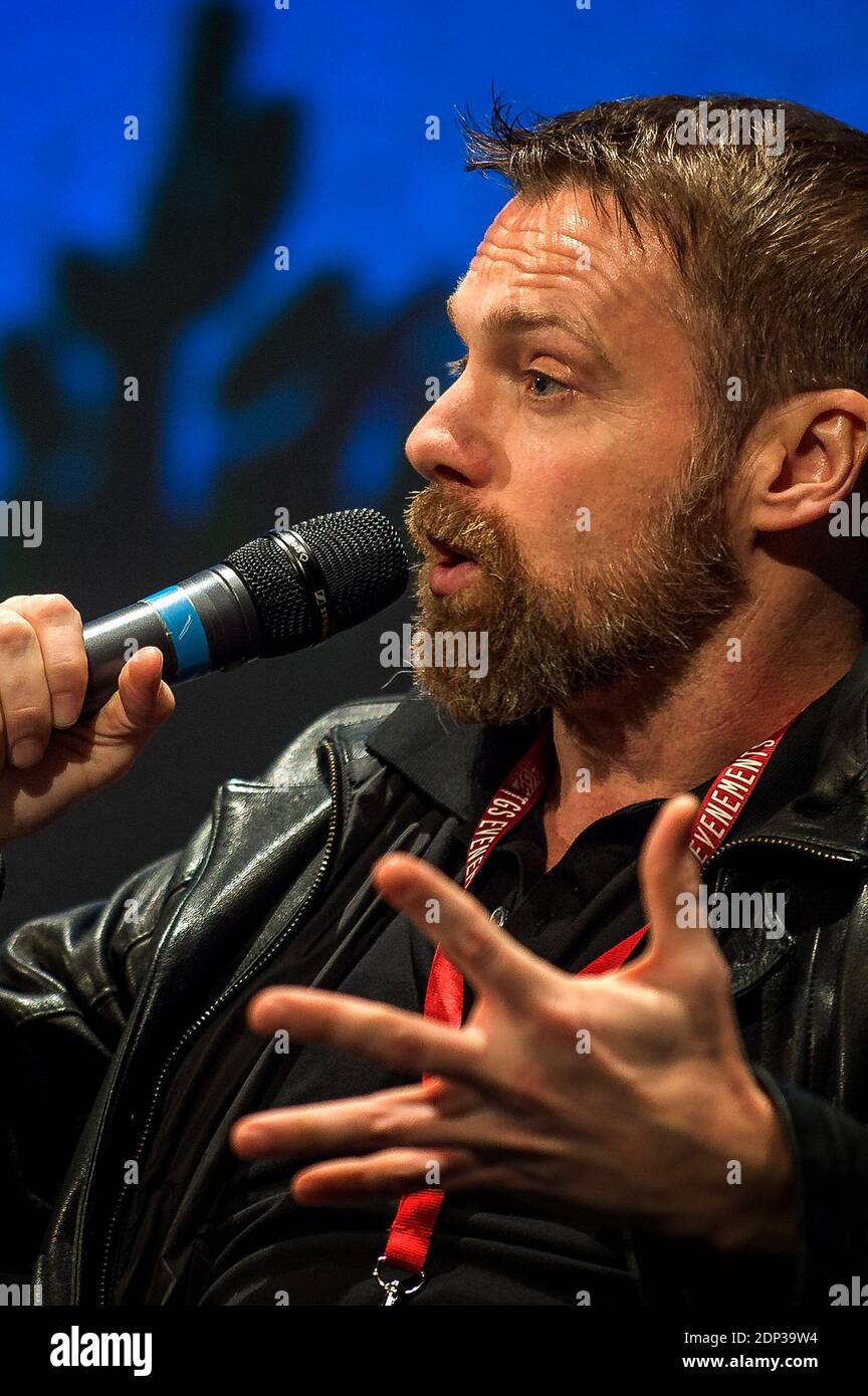 US actor Michael Shanks meets fans during the Toulouse Game Show in Toulouse, France on April 5, 2015. Photo by Bernard-Marie/ABACAPRESS;COM Stock Photo