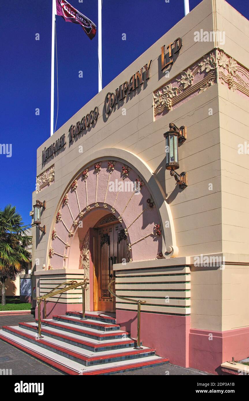 National Tobacco Company Art Deco Building , Napier, Hawke's Bay, North