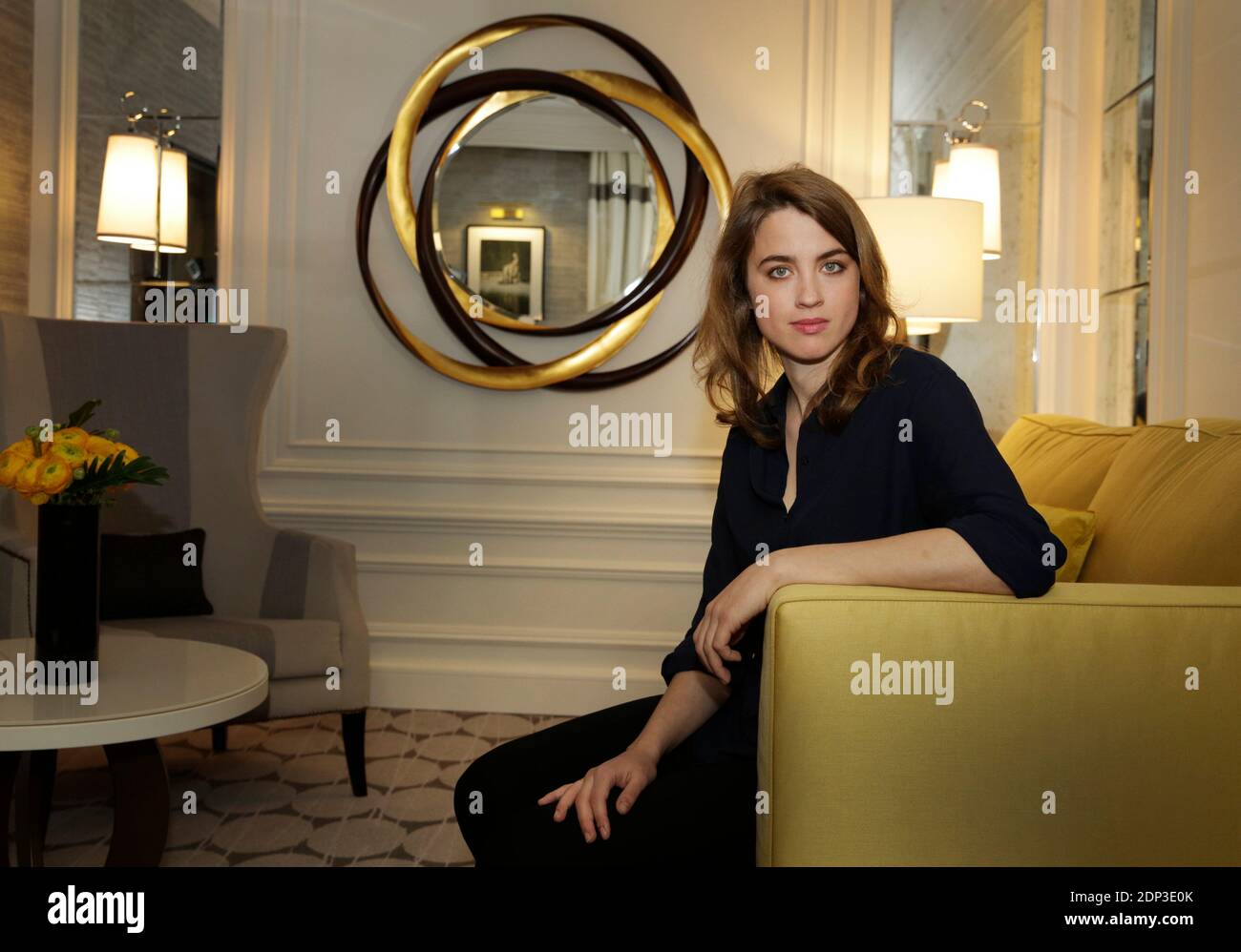 Exclusive - 2015 laureates Adele Haenel posing during a photo shoot as ...