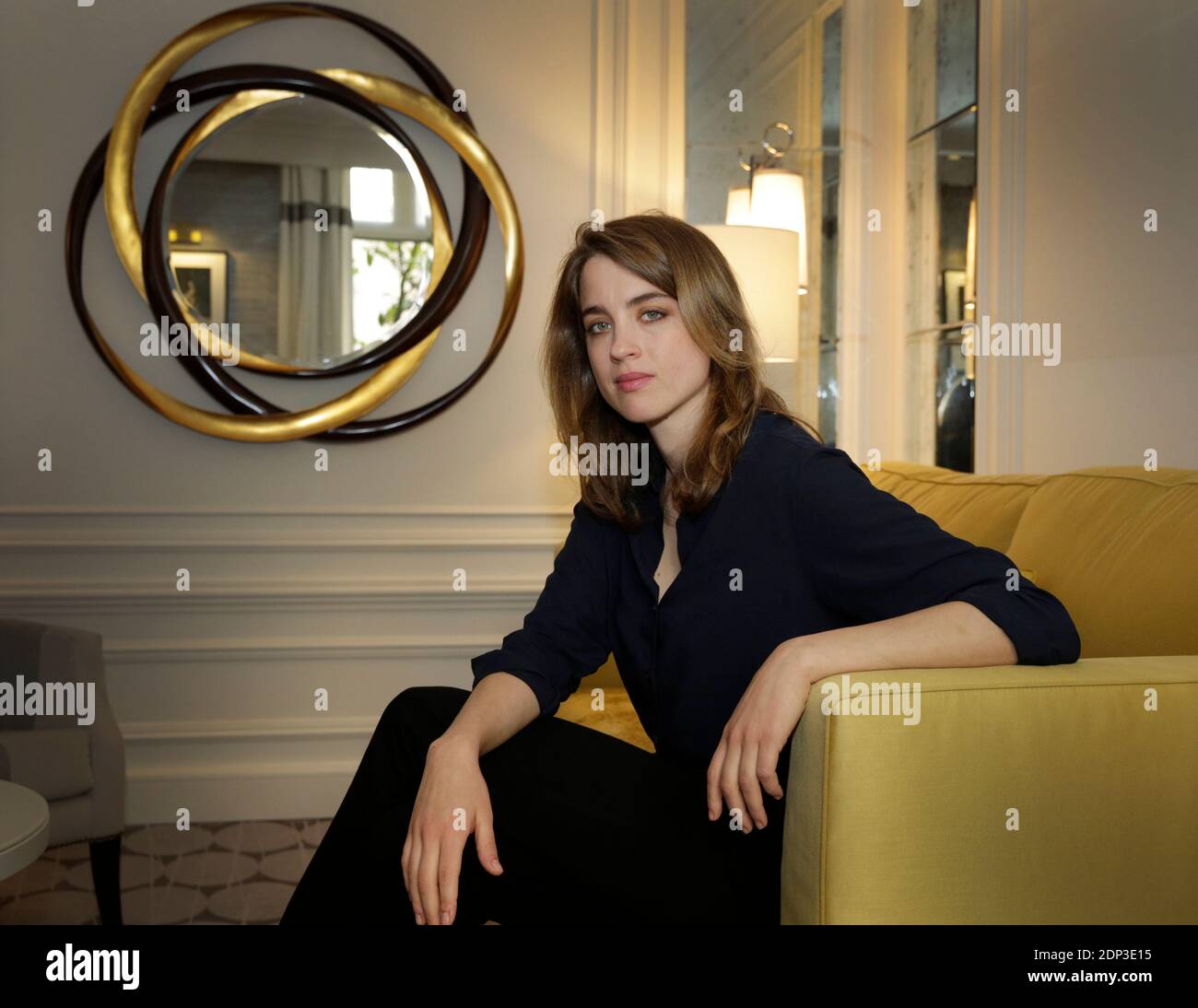 Exclusive - 2015 laureates Adele Haenel posing during a photo shoot as ...