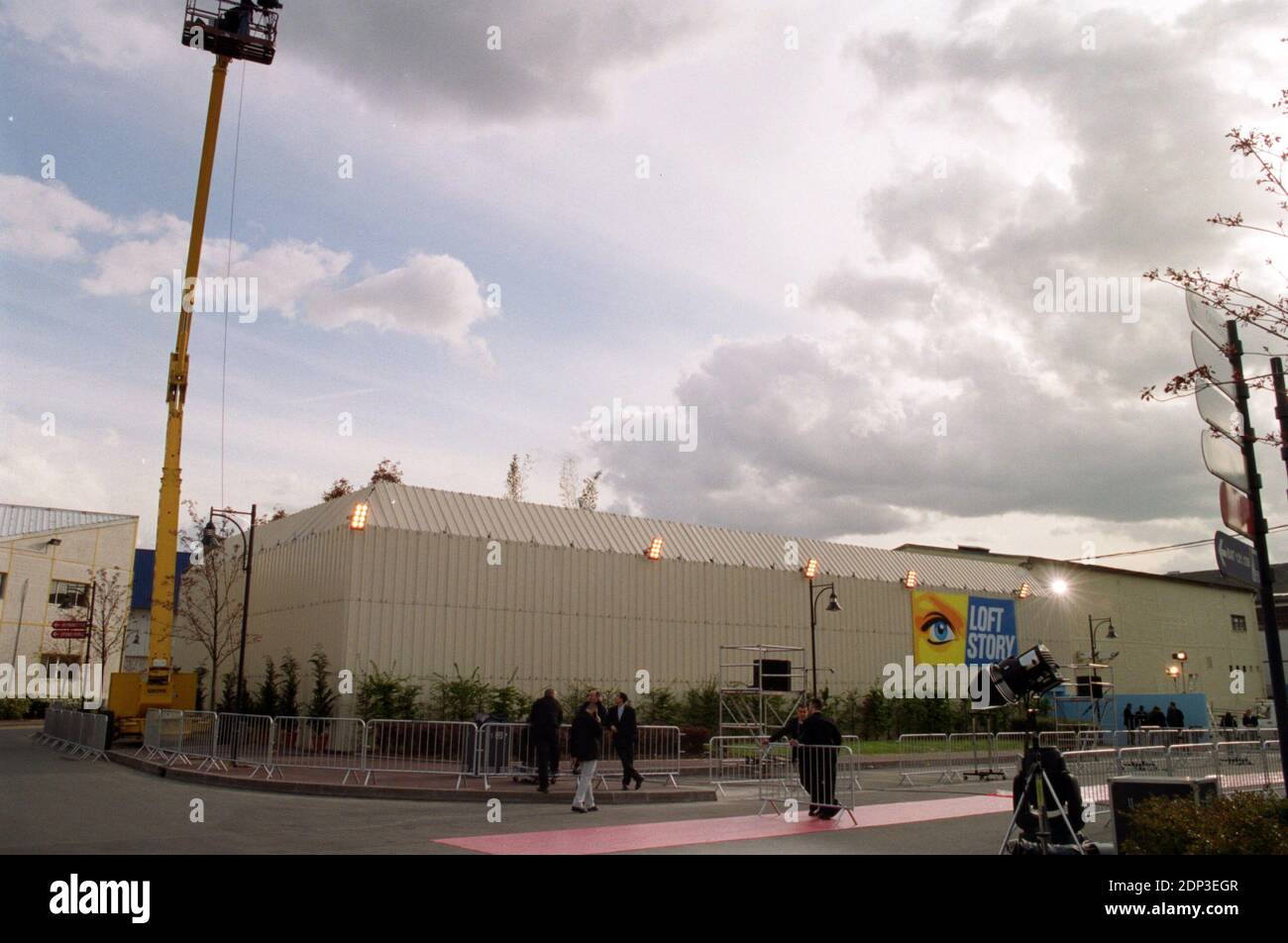 French reality show Loft Story in SaintDenis suburb of Paris,