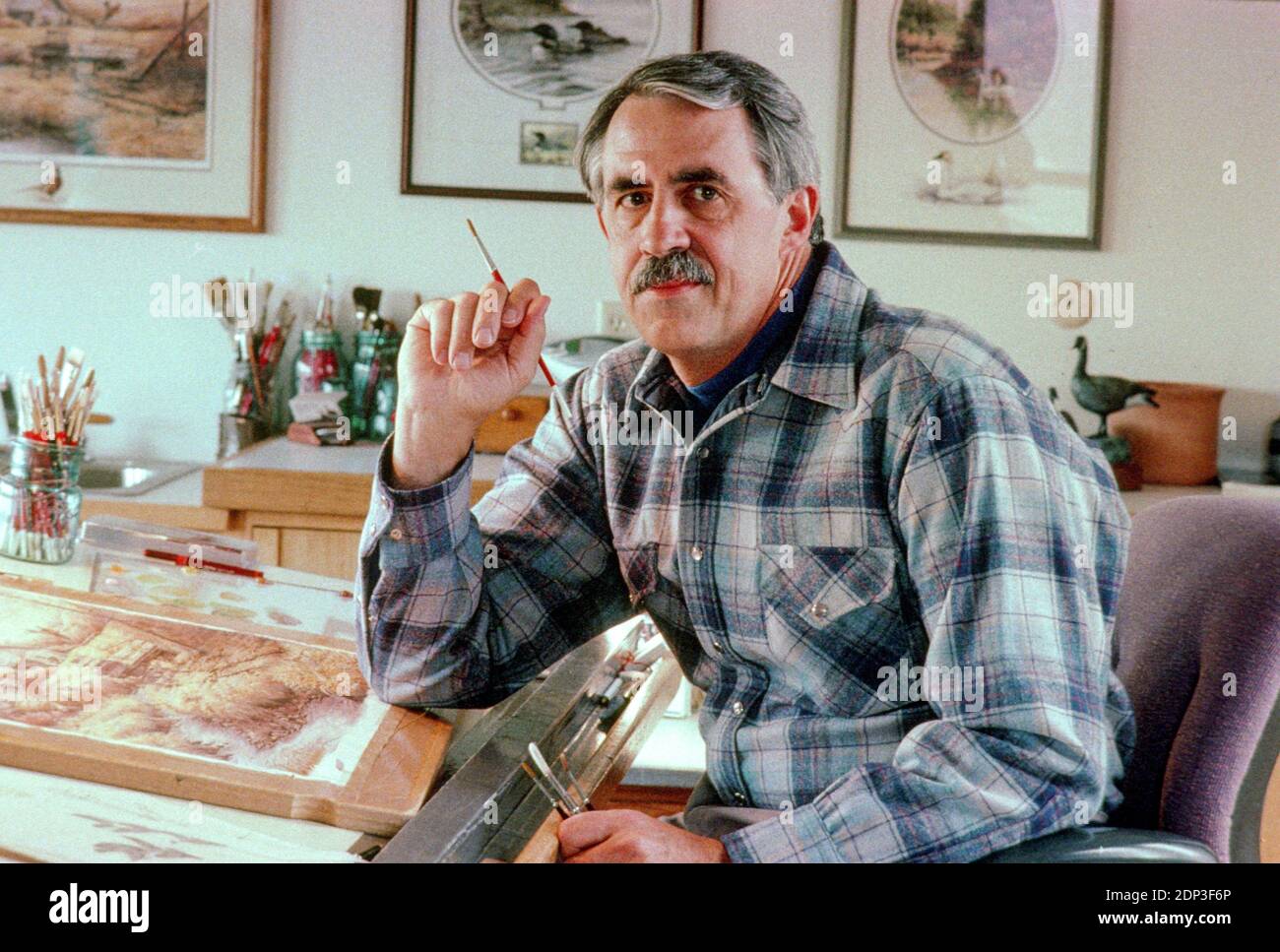 Dave Maloney was a wildlife and landscape artist in Great Falls