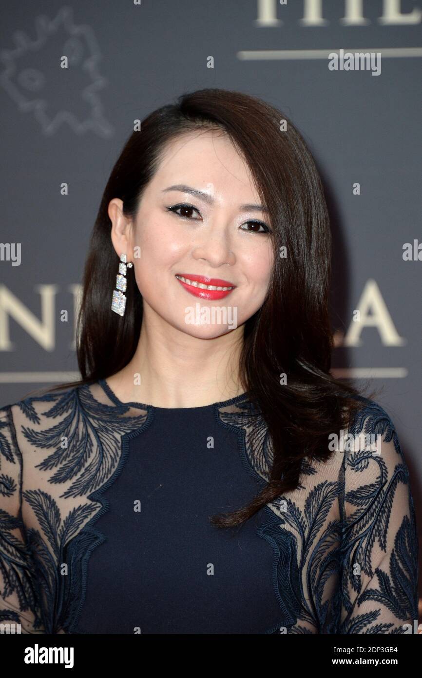 Zhang Ziyi attending the Peninsula Paris Photocall Opening Ceremony in Paris, France on April 16, 2015. Photo by Nicolas Briquet/ABACAPRESS.COM Stock Photo