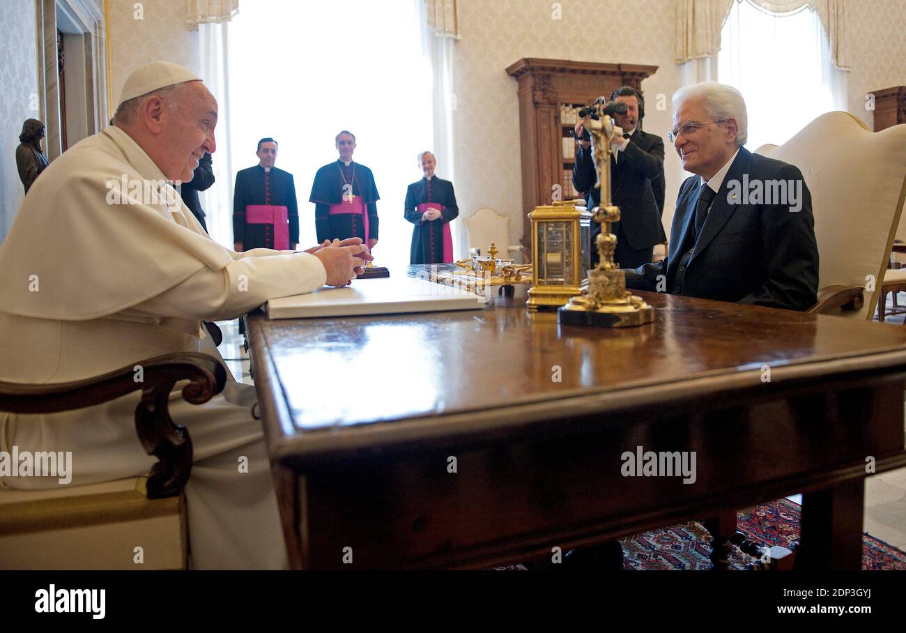 Italian Pope Library Pope Francis met Italian President Sergio Mattarella during a private ...