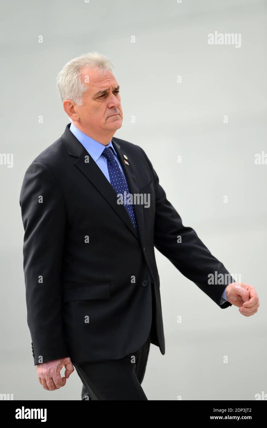 Serbia's President Tomislav Nikolic during the Armenian Genocide ...
